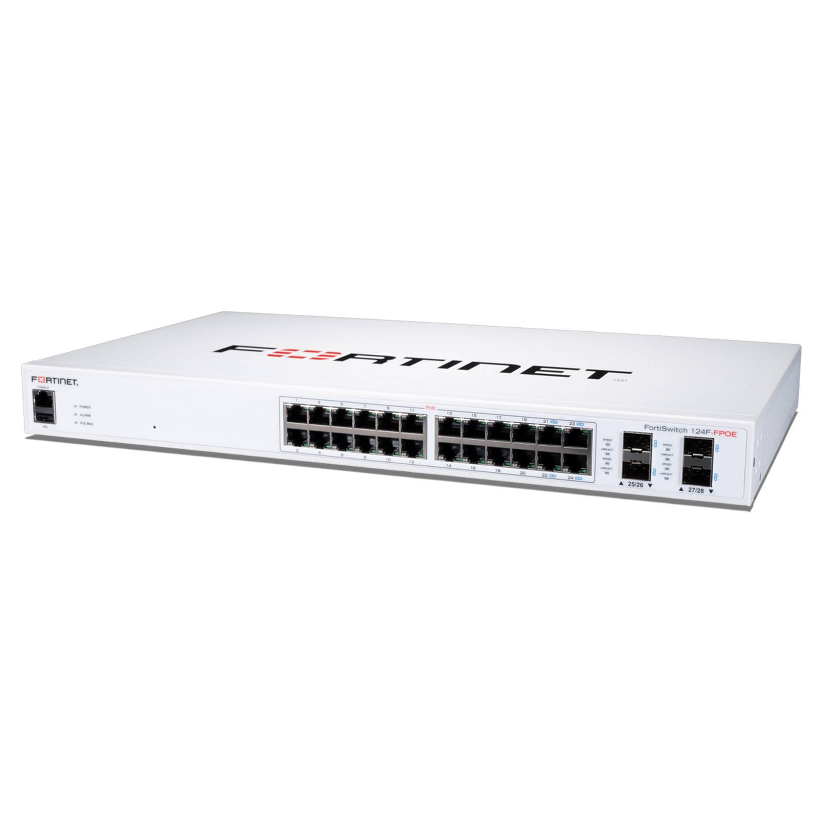 Fortinet FortiSwitch 124F-FPOE Netzwerk-Switch