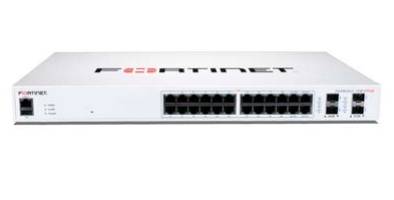 Fortinet FS-124F-POE - Gigabit Ethernet (10/100/1000) - Power over Ethernet (PoE) - Rack-Einbau - 1U