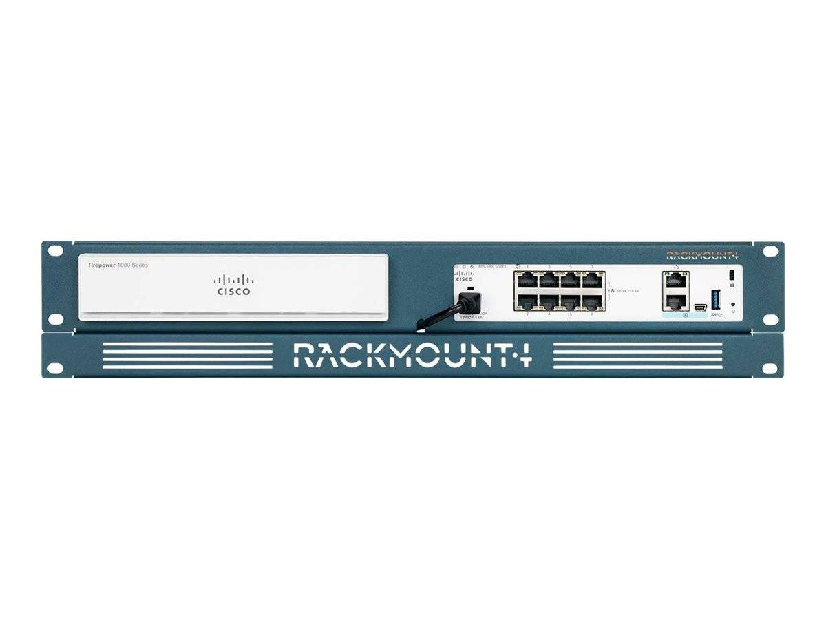 Rackmount.IT RM-CI-T8 - Rackmontagesatz - Jet Black, RAL 9005 - 2U - 48.3 cm (19"")