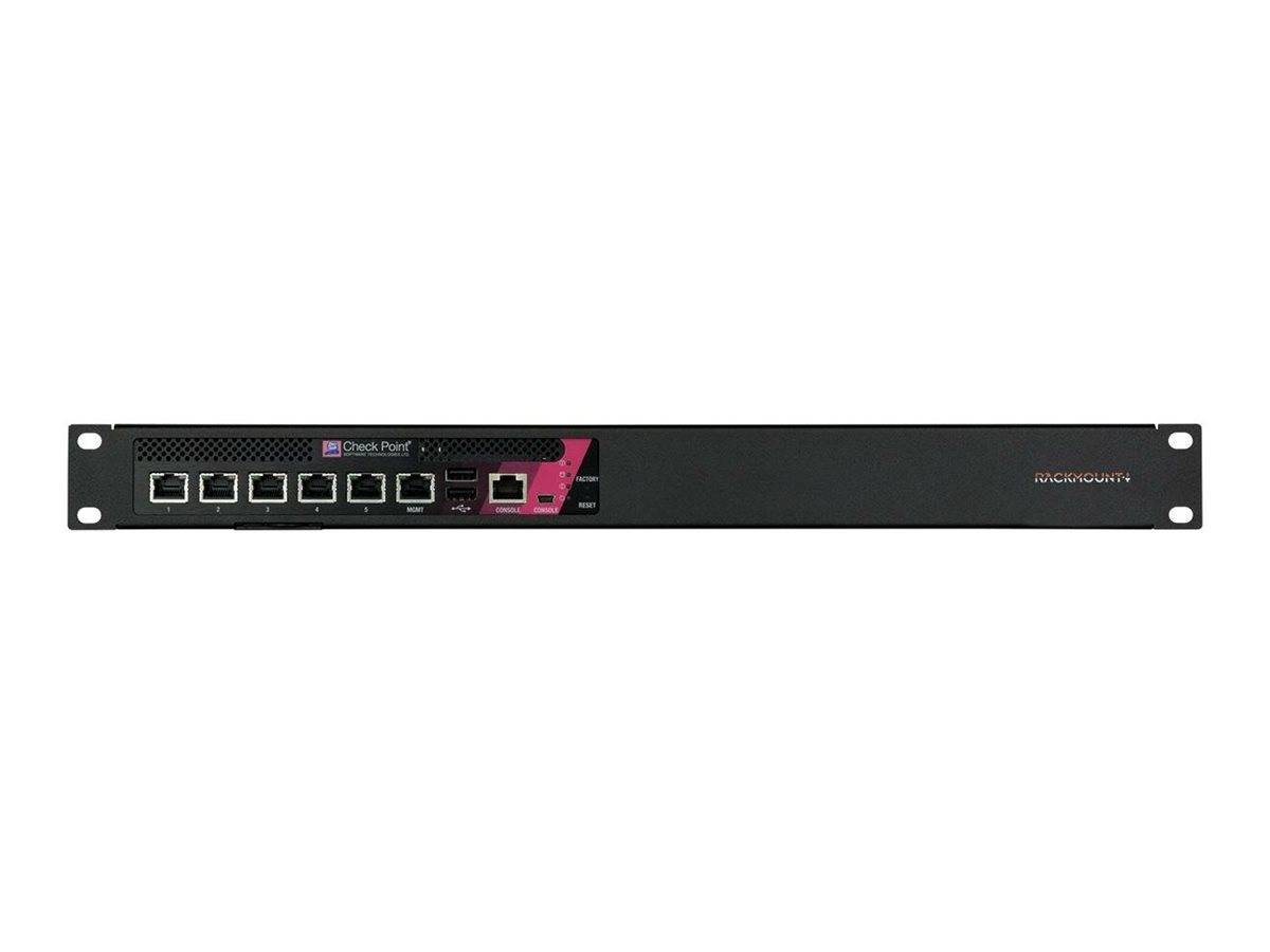 Rackmount.IT CP-RACK RM-CP-T4 - Montagesatz für Netzwerkgeräte - Rack montierbar - Jet Black, RAL 9005 - 1U - 48.3 cm (1