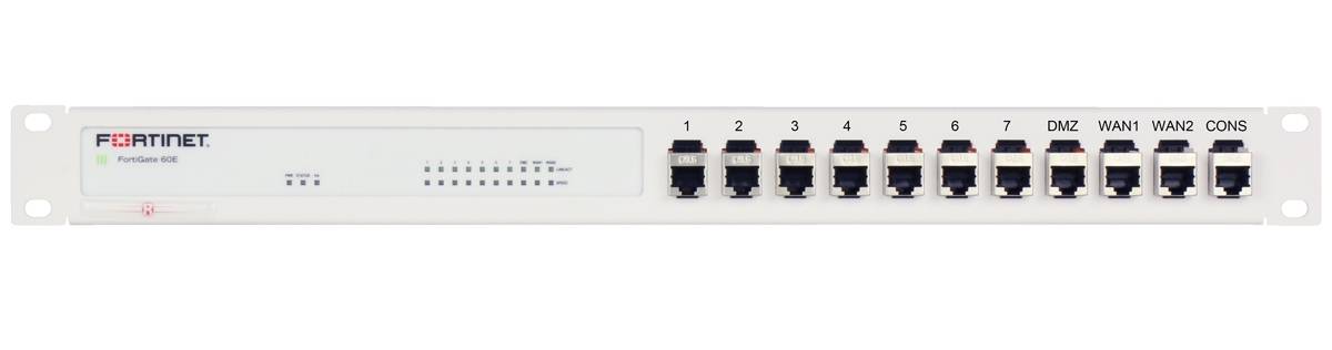 Rackmount.IT RM-FR-T10I - Rackmontagesatz - RJ-45 X 11 - RAL 9003, Signal White - 1U - 48.3 cm (19")
