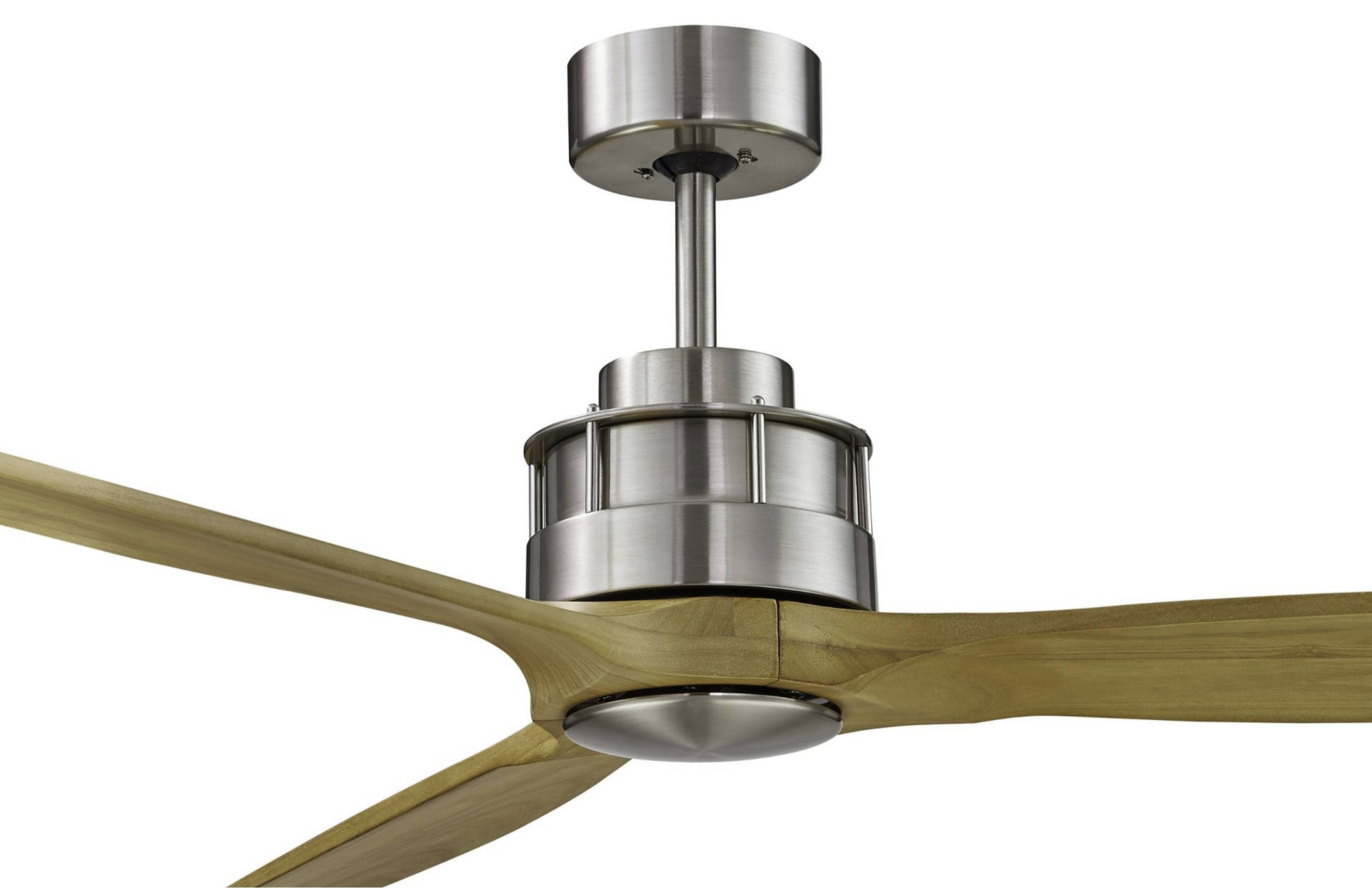 Energiespar Deckenventilator Airfusion Akmani Chrom