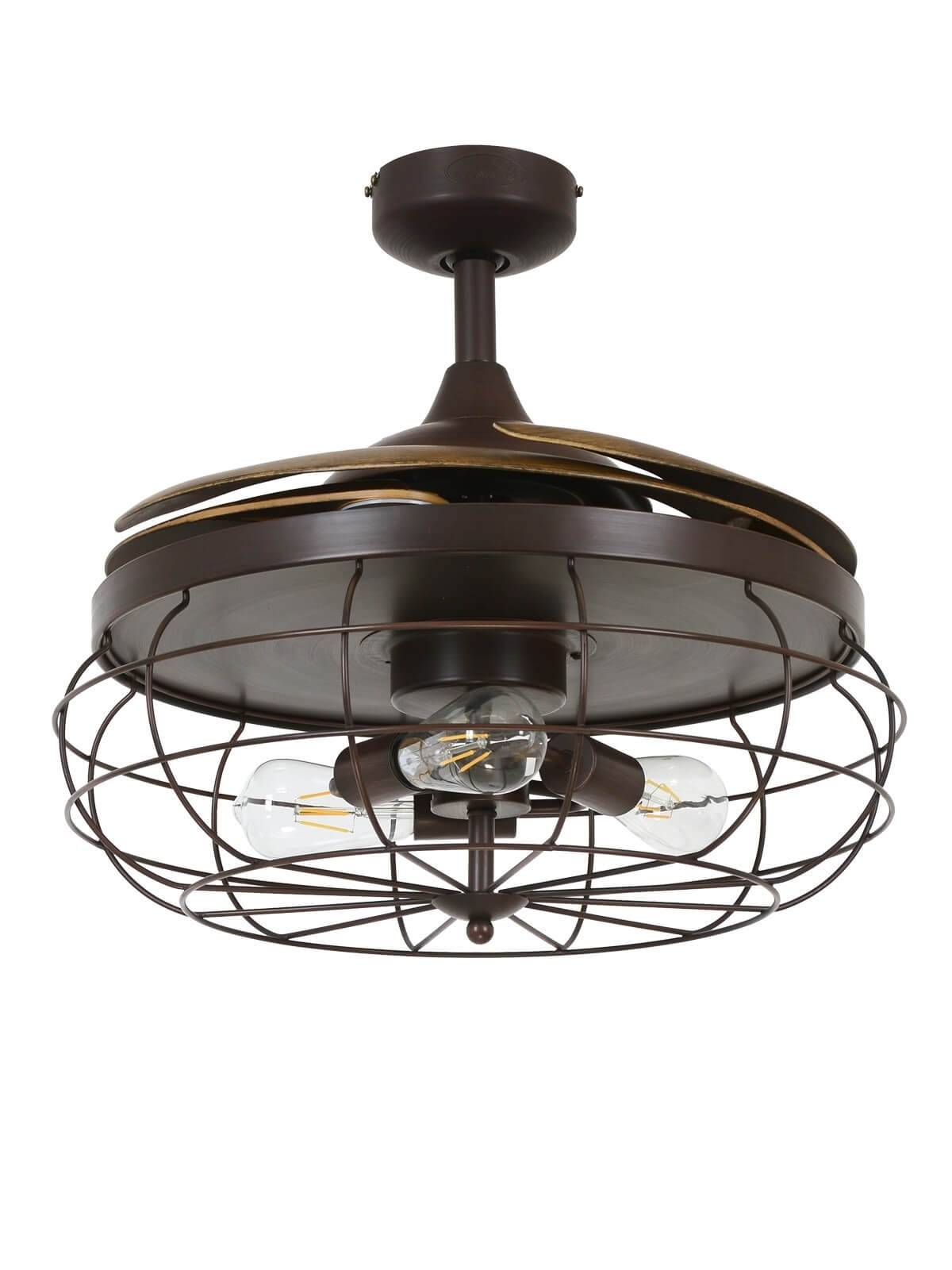 Deckenventilator Fanaway Industri Bronze mit Licht