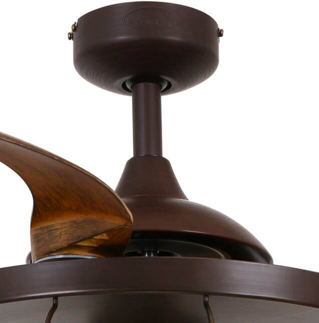 Deckenventilator Fanaway Industri Bronze mit Licht