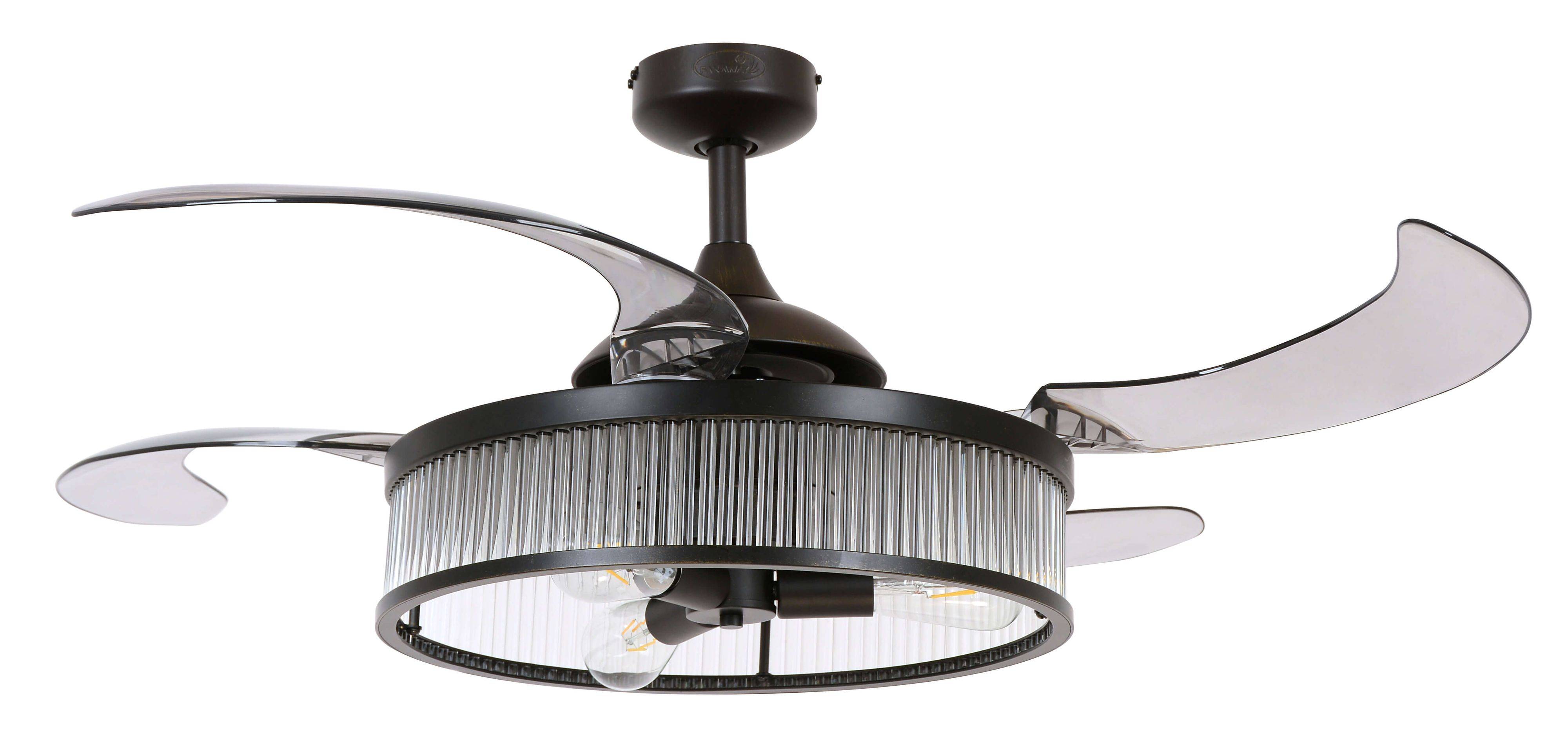 Deckenventilator Fanaway Corbelle Schwarz 122 cm