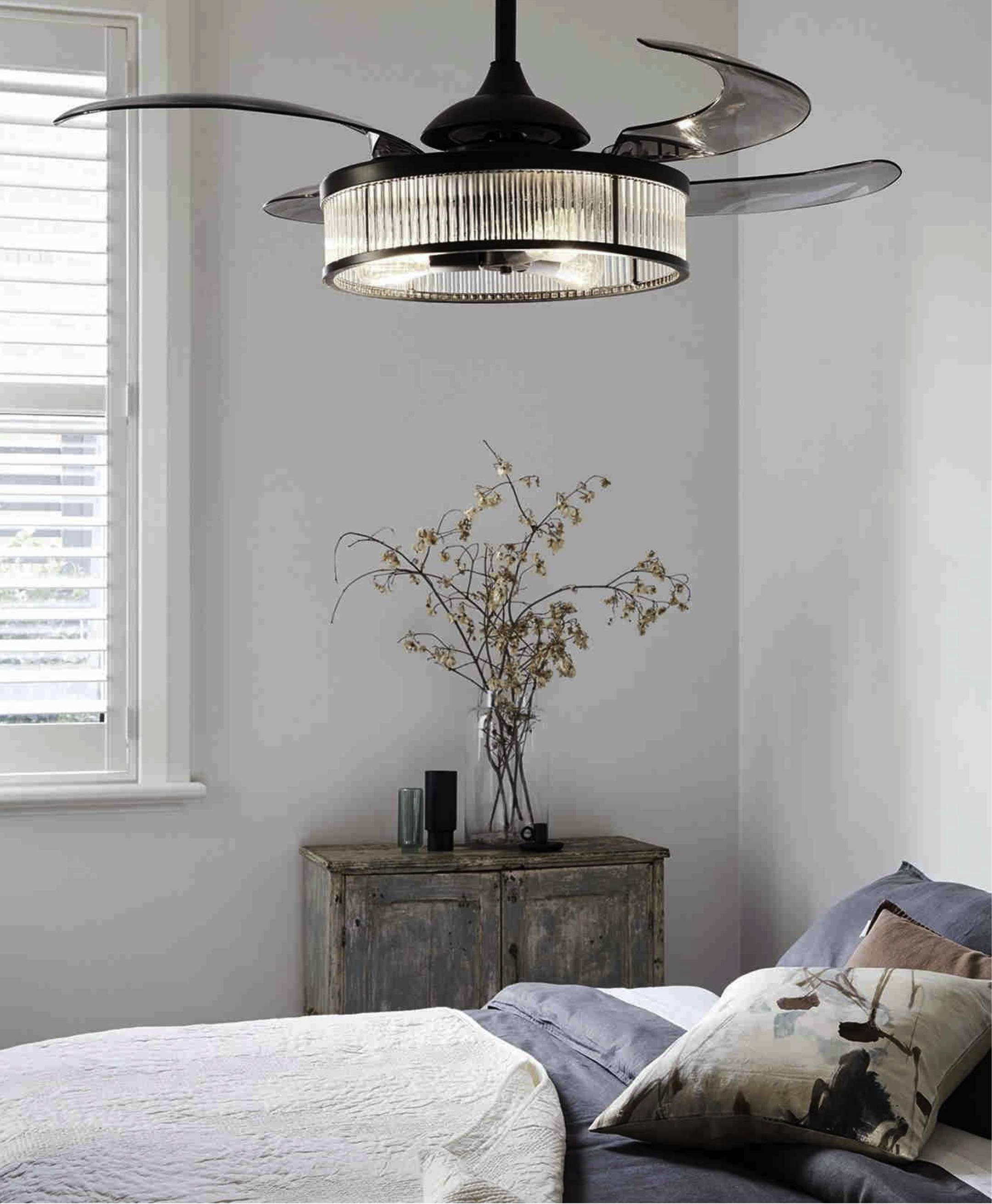 Deckenventilator Fanaway Corbelle Schwarz 122 cm