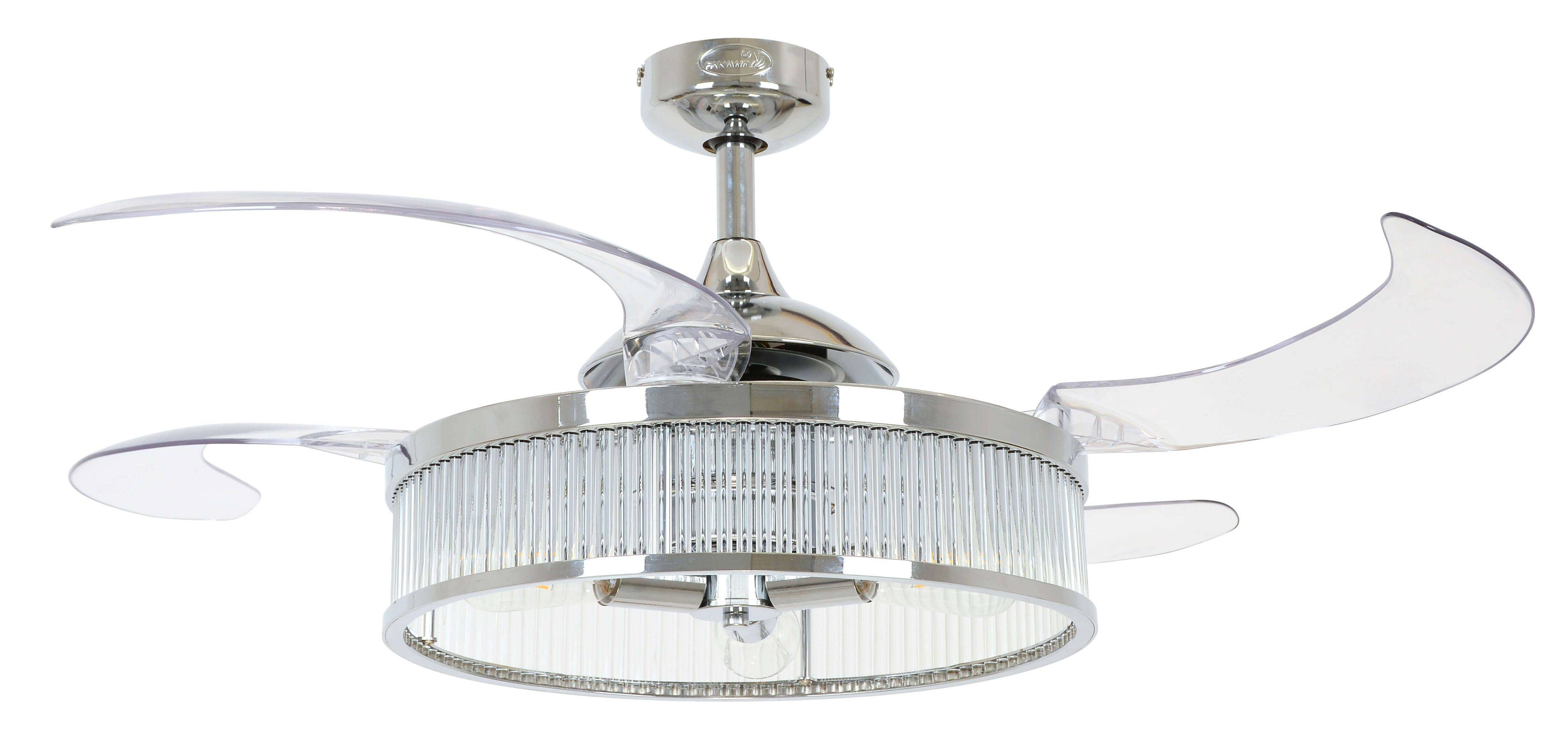 Deckenventilator Fanaway Corbelle Chrom 122 cm