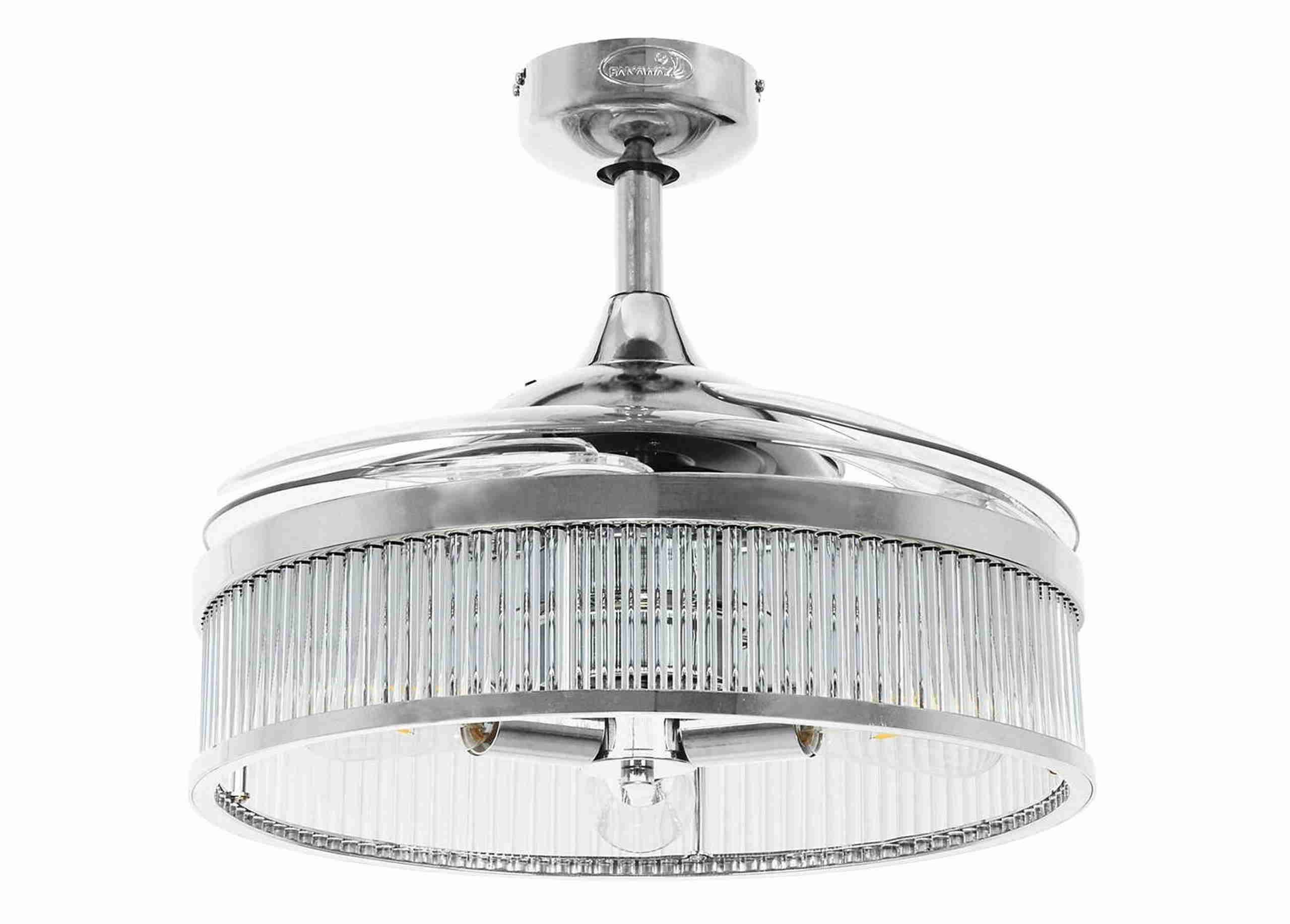 Deckenventilator Fanaway Corbelle Chrom 122 cm