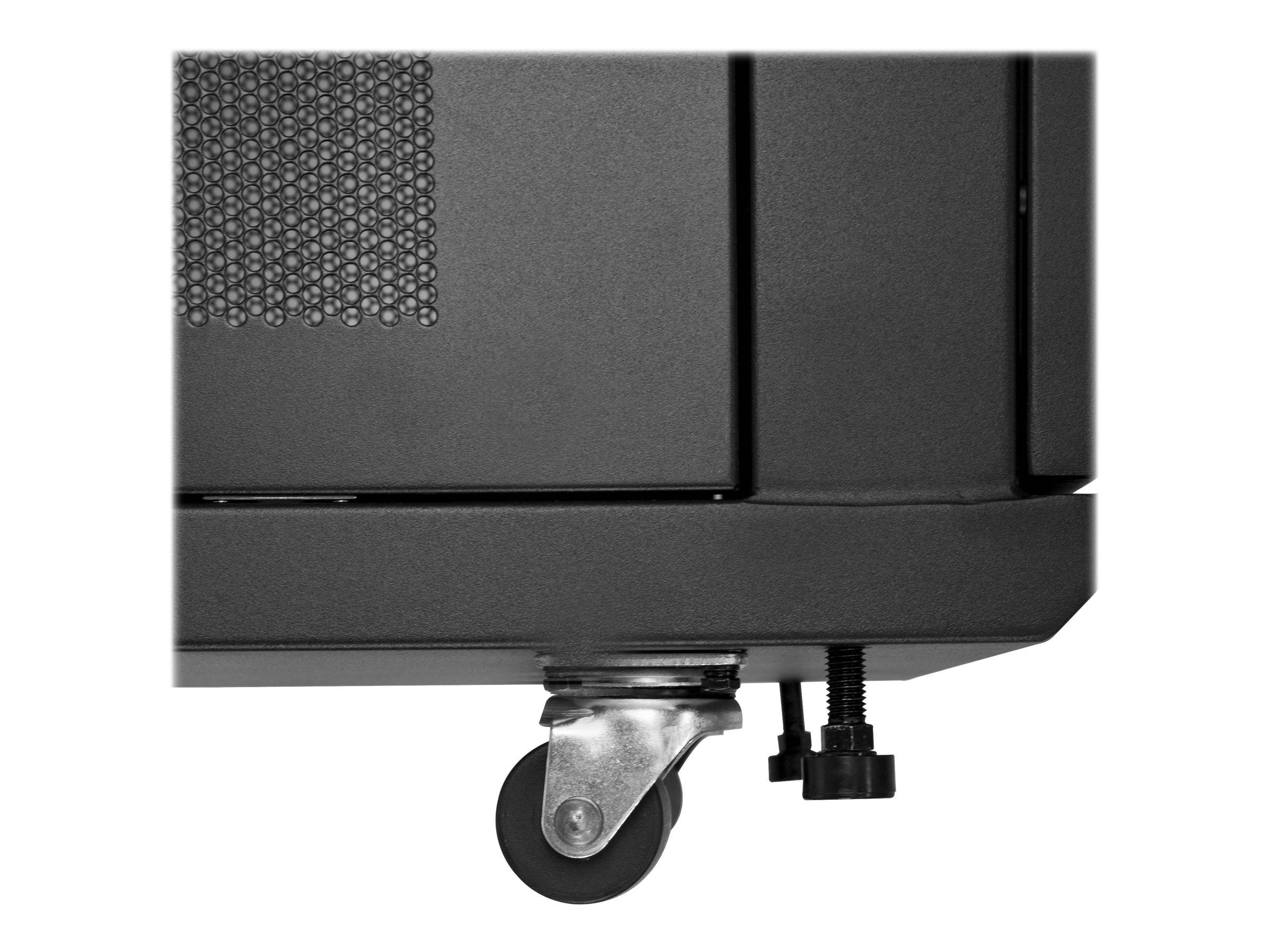 StarTech.com RK1833BKM Serverschrank (18HE, 78cm tiefes Gehäuse, Netzwerk Server Schrank, Datenschrank) - Schrank Netzwe