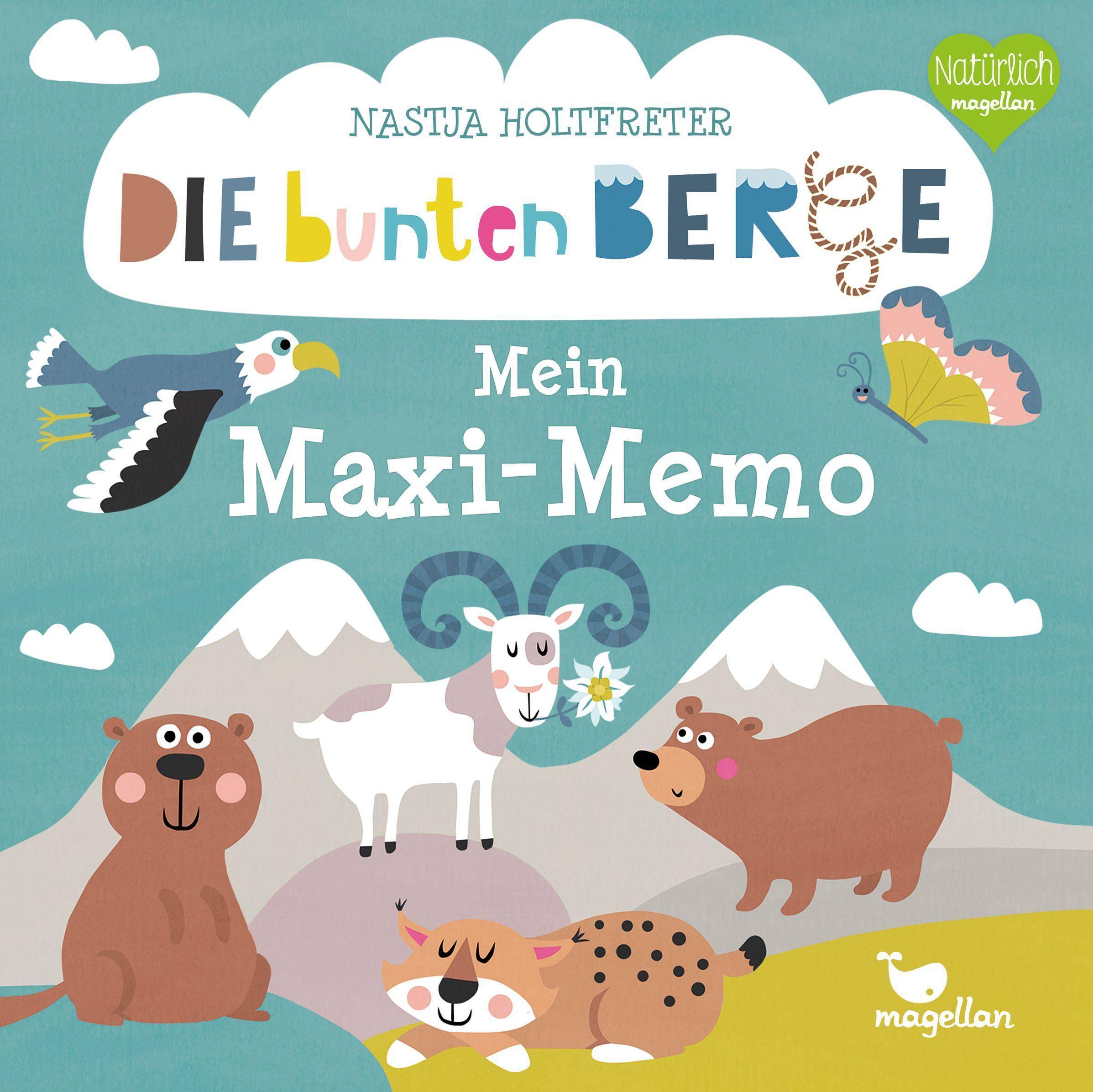 Die bunten Berge - Mein Maxi-Memo Bunte Welt