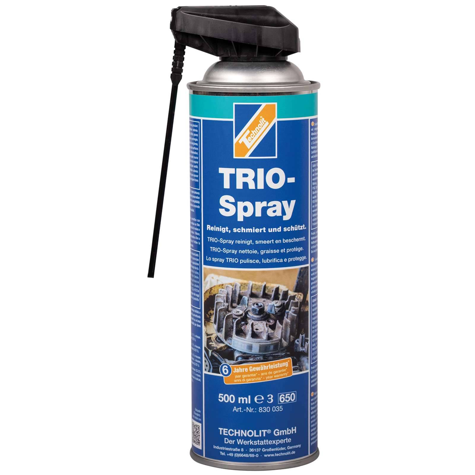 TECHNOLIT Reinigungs- und Schmierspray TRIO 500 ml