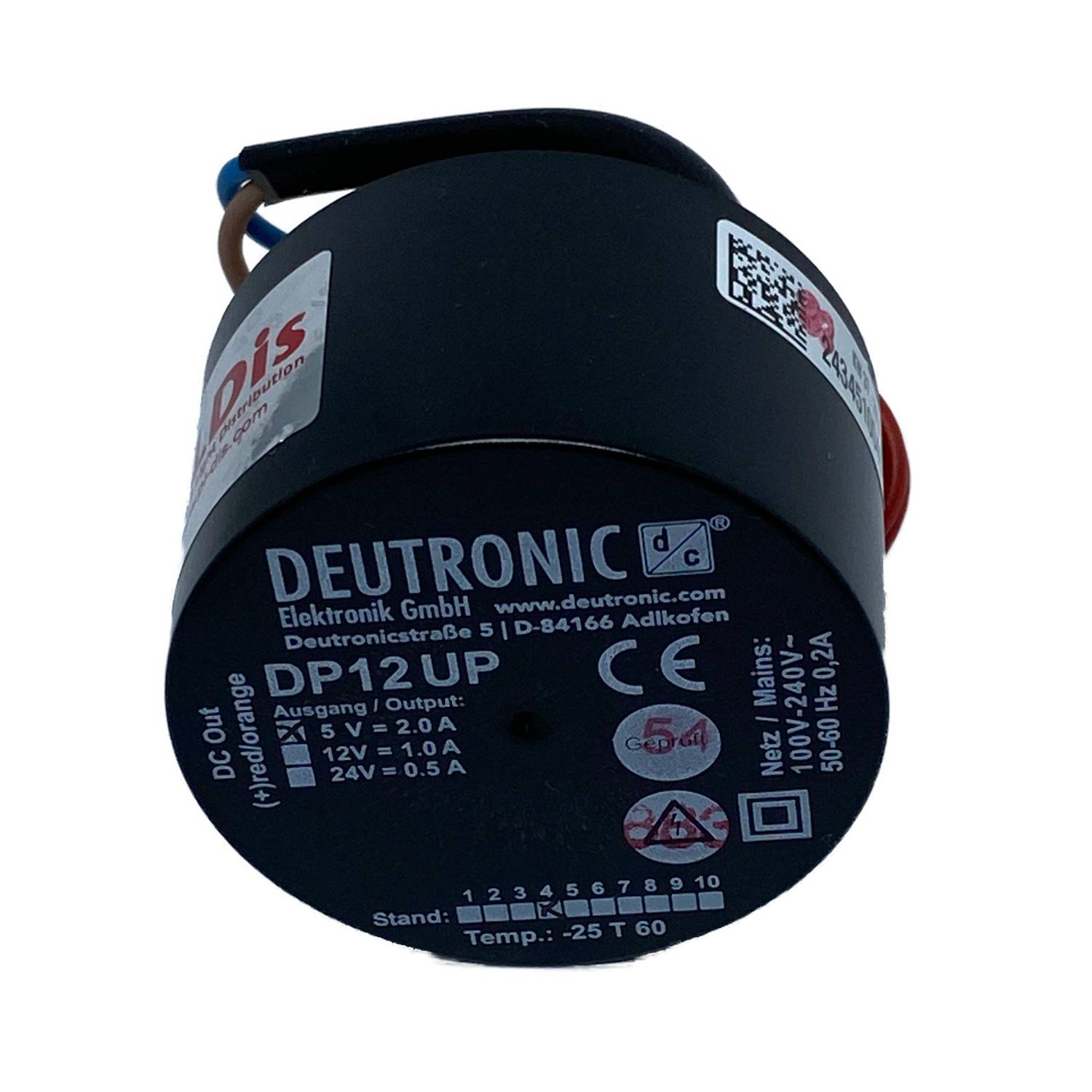 Deutronic Unterputz Netzteil 24V DP12UP-24