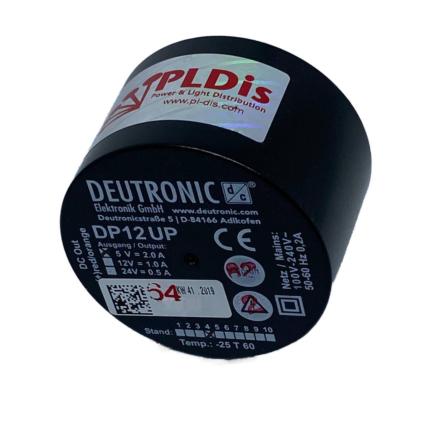 Deutronic Unterputz Netzteil 5V DP12UP-5-C