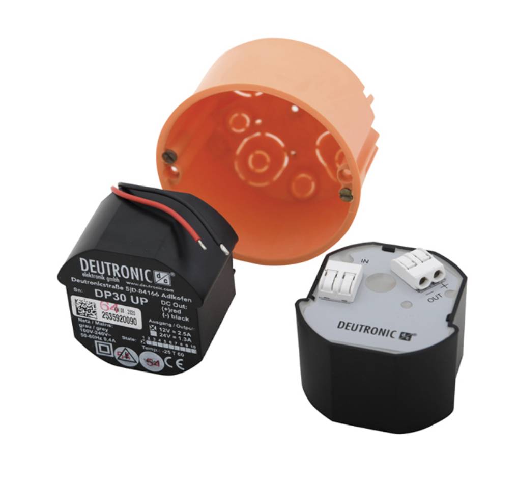 Deutronic Unterputz Netzteil 12V DP30UP-12 12V / 2,5A