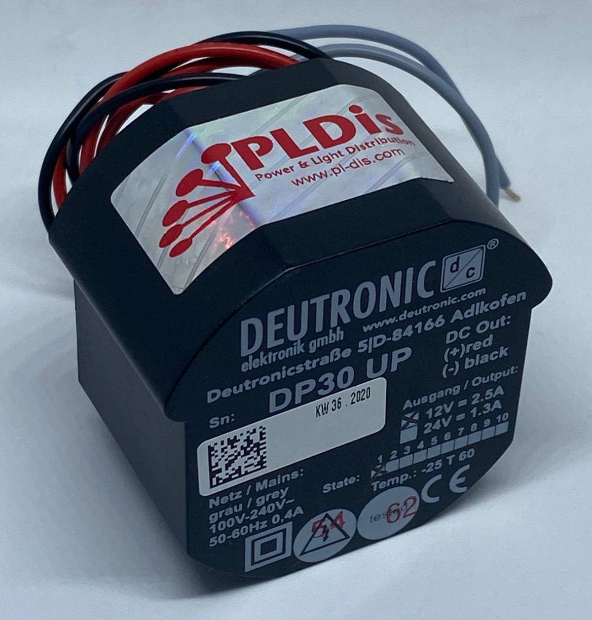Deutronic Unterputz Netzteil 12V DP30UP-12 12V / 2,5A