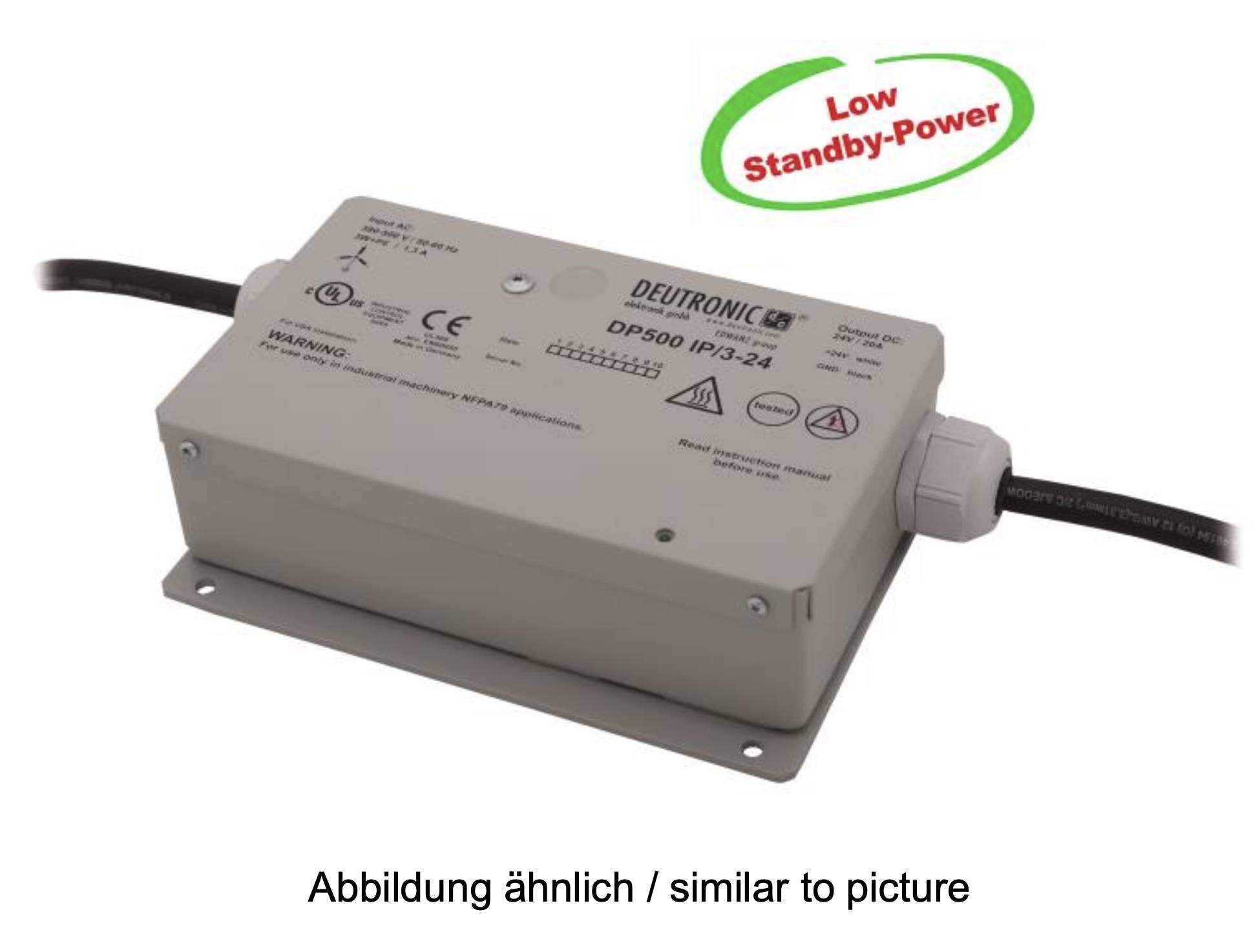 IP67 Deutronic 12V Netzteil DP500IP-12