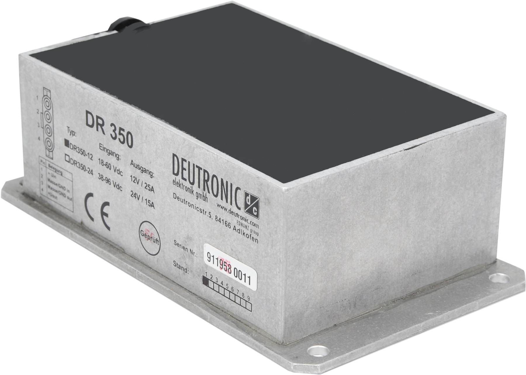 Fahrzeugwandler Deutronic DC/DC Wandler DR350-24