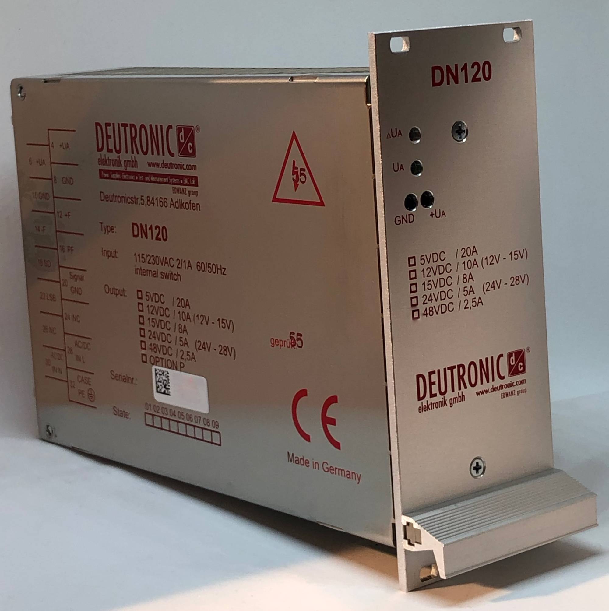 Deutronic DN120-48 48V 19" Netzteil