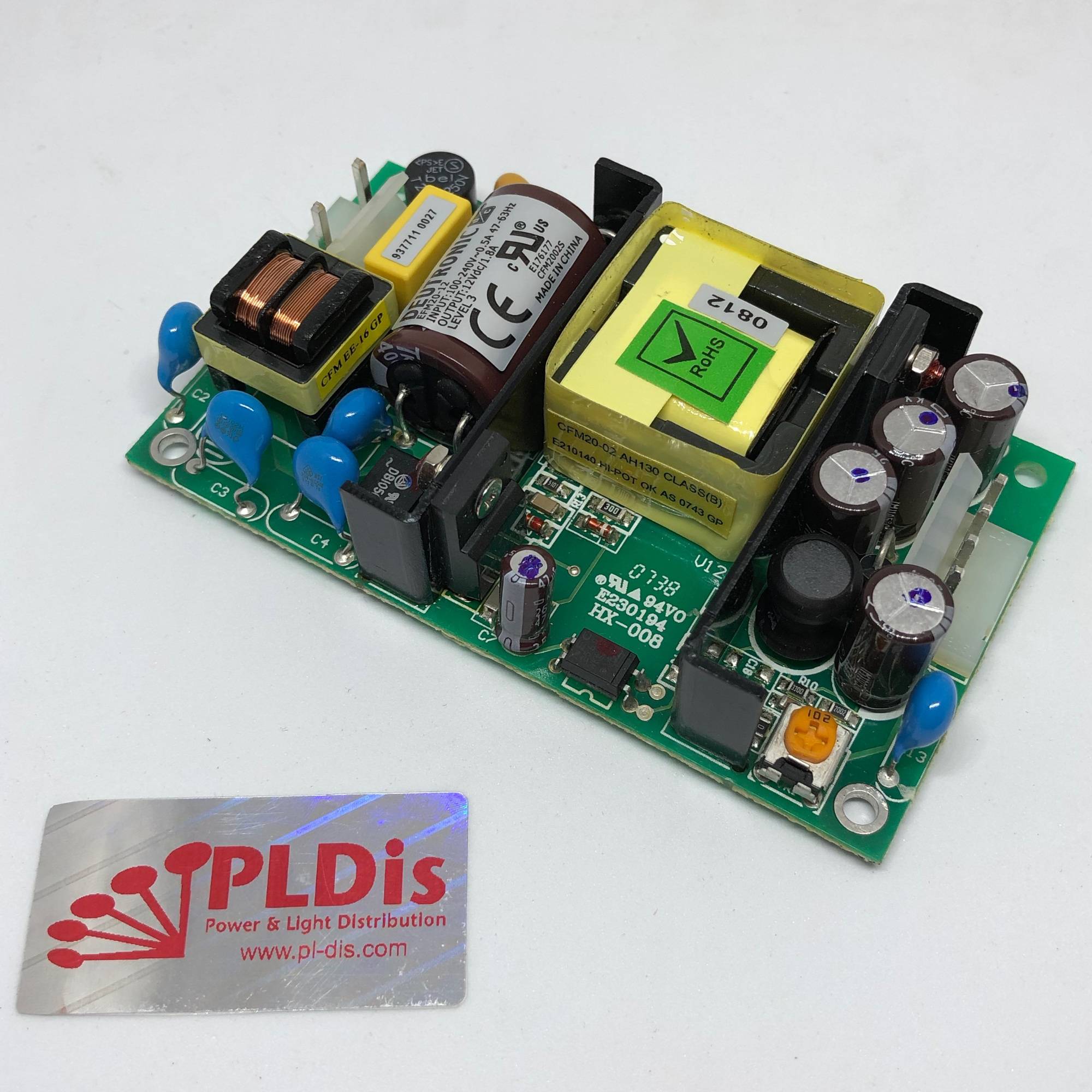 Deutronic EFM20-12 12V open frame Netzteil
