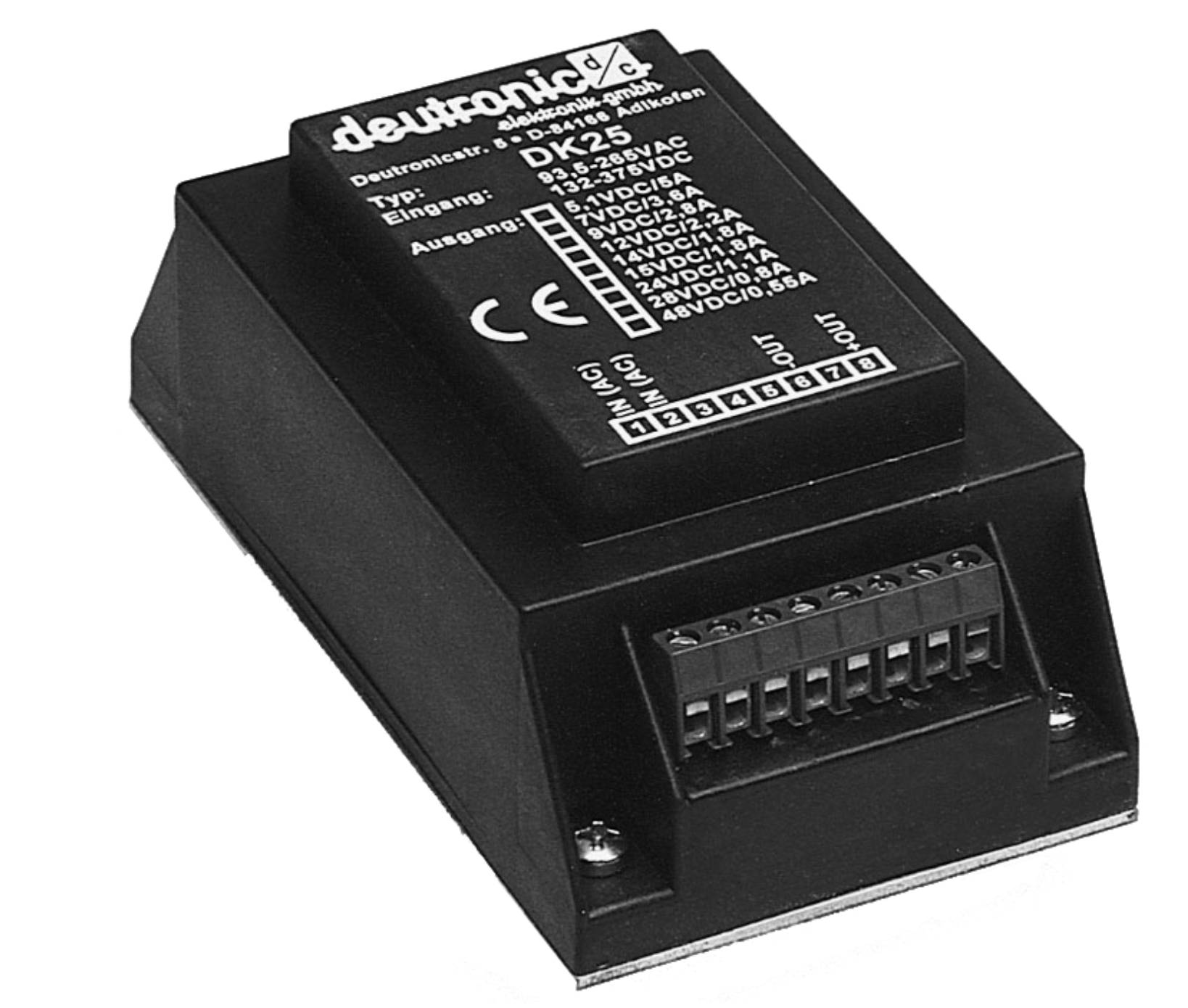 Deutronic Netzteilmodul 24V / 1,1A DK25-24