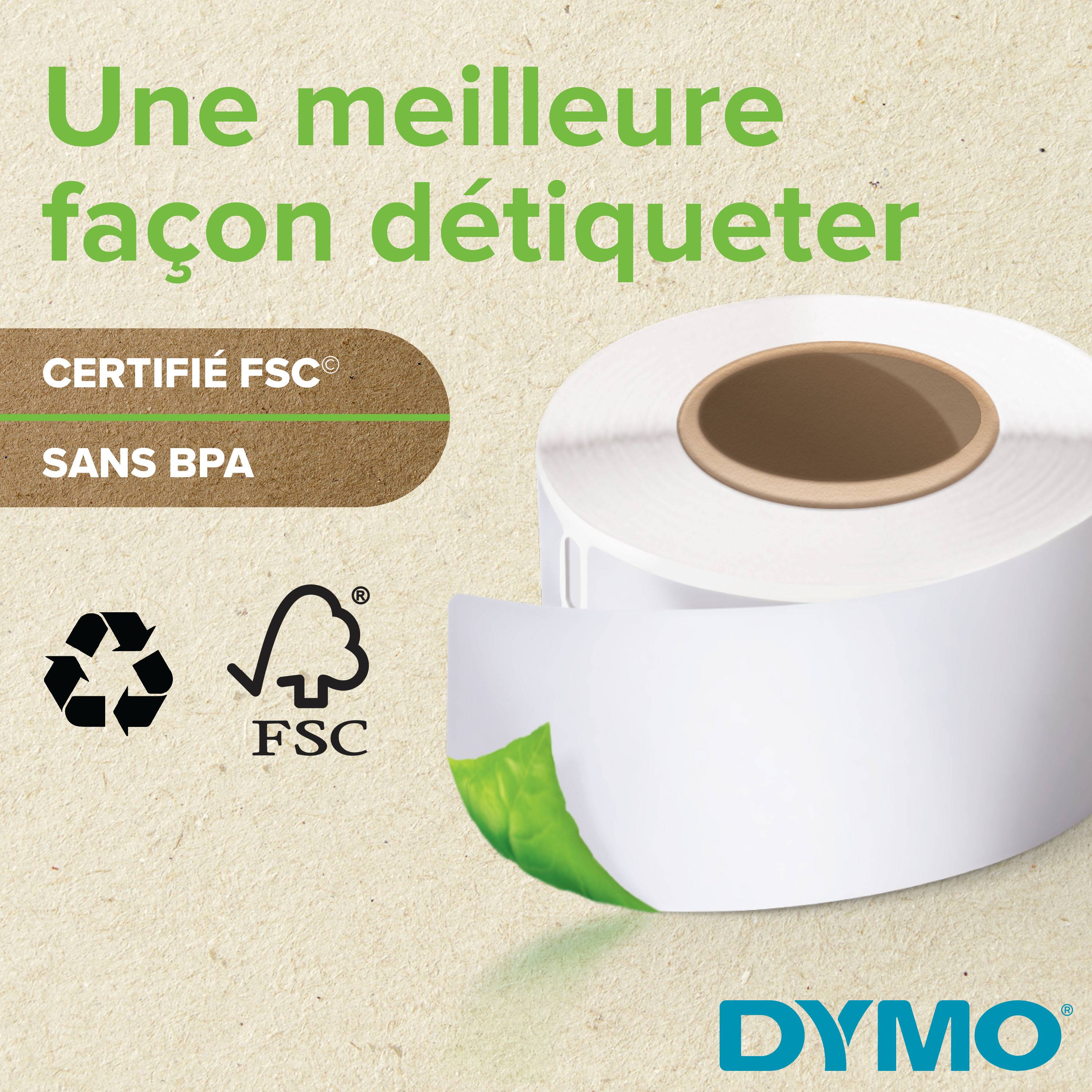 Dymo LabelWriter Address - Permanenter Klebstoff - weiß - 28 x 89 mm 3120 Etikett(en) (24 Rolle(n)