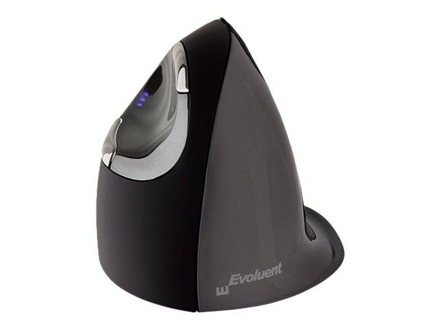 Evoluent VerticalMouse D Large - Vertikale Maus - ergonomisch - Laser - 6 Tasten - kabellos - kabelloser Empfänger (USB)