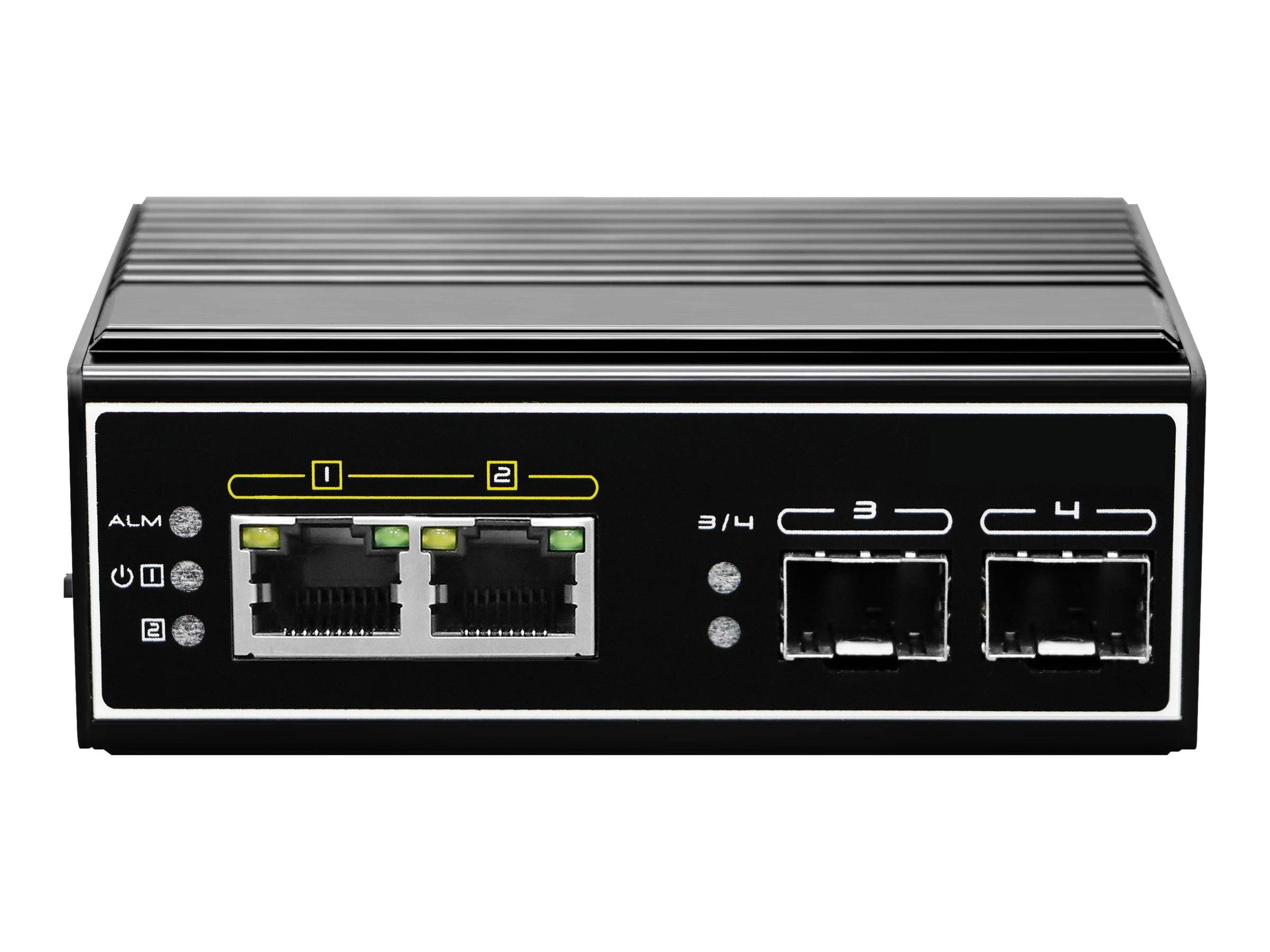LevelOne IGP-0431 - Switch - unmanaged - 2 x 10/100/1000 (PoE)