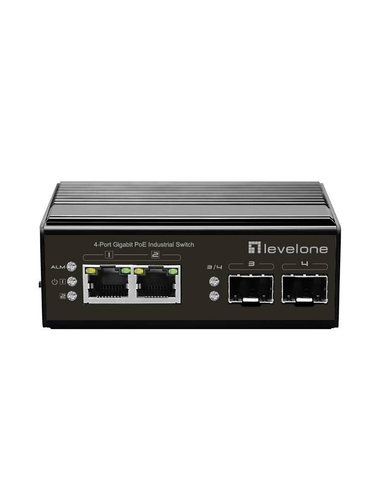 LevelOne IGP-0431 - Switch - unmanaged - 2 x 10/100/1000 (PoE)