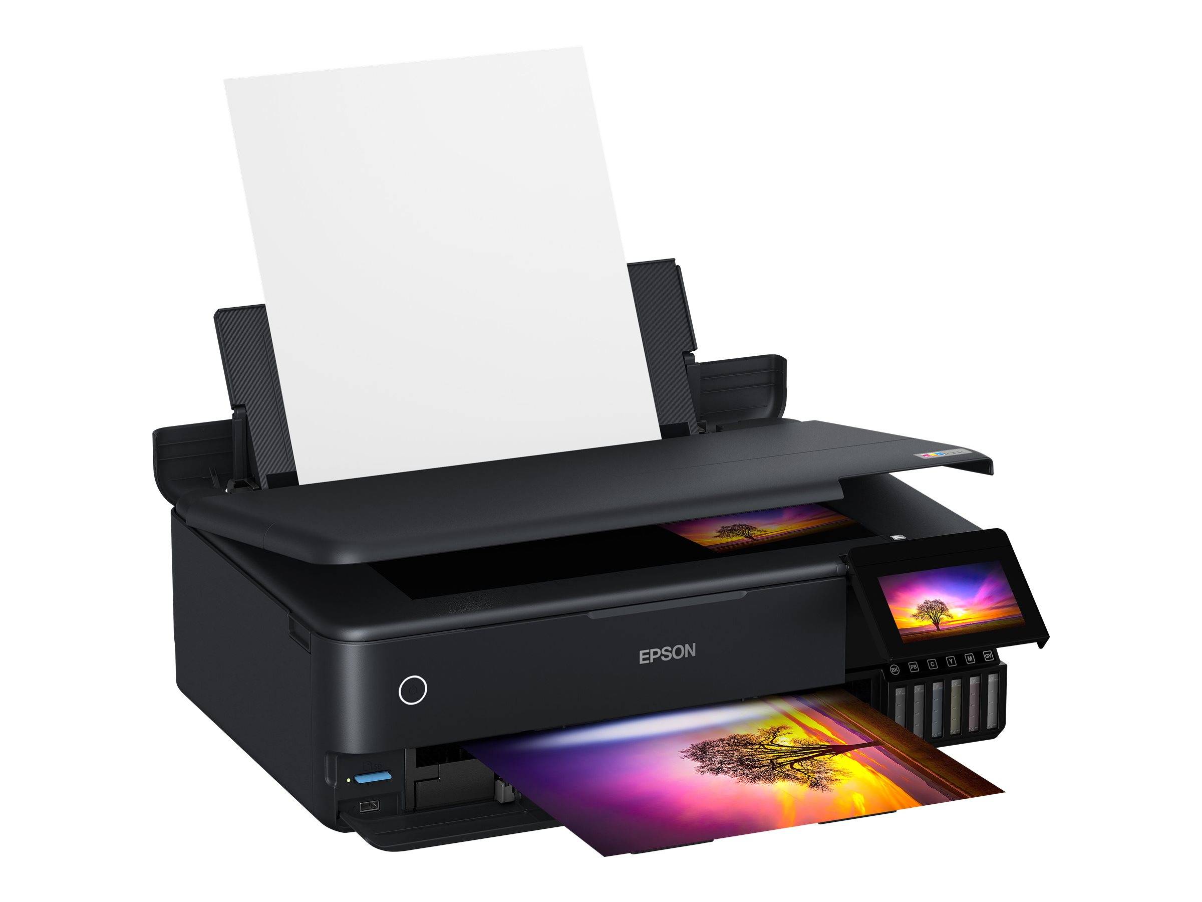 Epson EcoTank ET-8550 Multifunktionsdrucker Tintenstrahl Farbe A4, A3 Drucker, Scanner, Kopierer Duplex, Tintentank-System, LAN