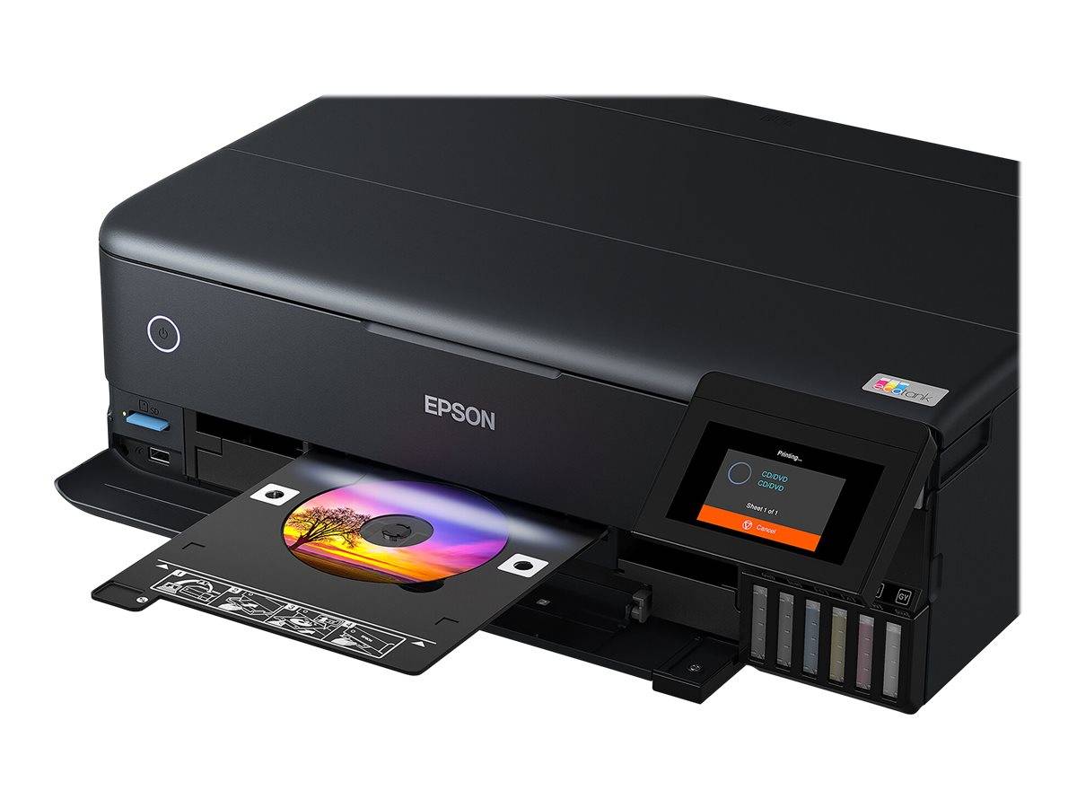 Epson EcoTank ET-8550 Multifunktionsdrucker Tintenstrahl Farbe A4, A3 Drucker, Scanner, Kopierer Duplex, Tintentank-System, LAN