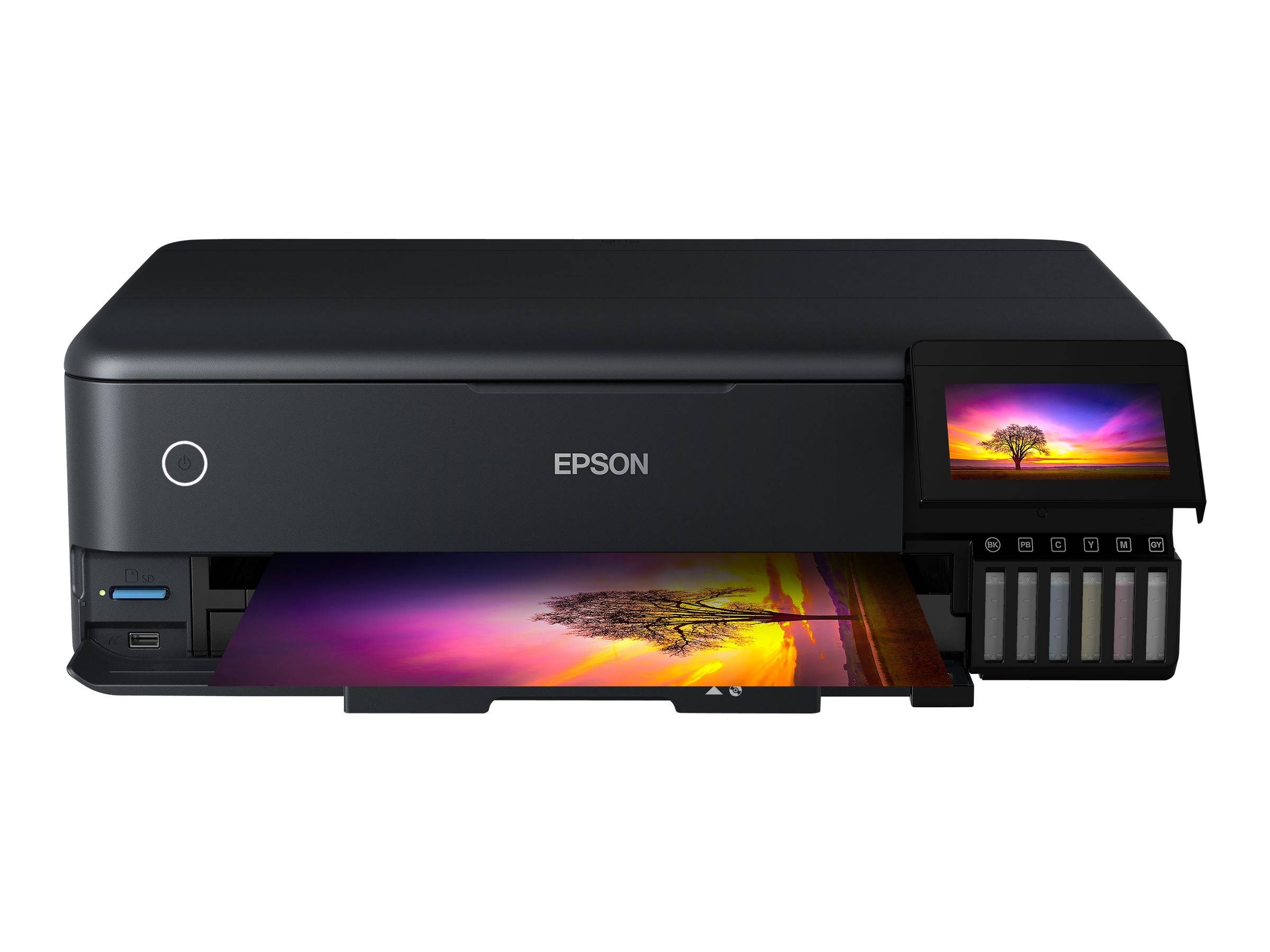 Epson EcoTank ET-8550 Multifunktionsdrucker Tintenstrahl Farbe A4, A3 Drucker, Scanner, Kopierer Duplex, Tintentank-System, LAN