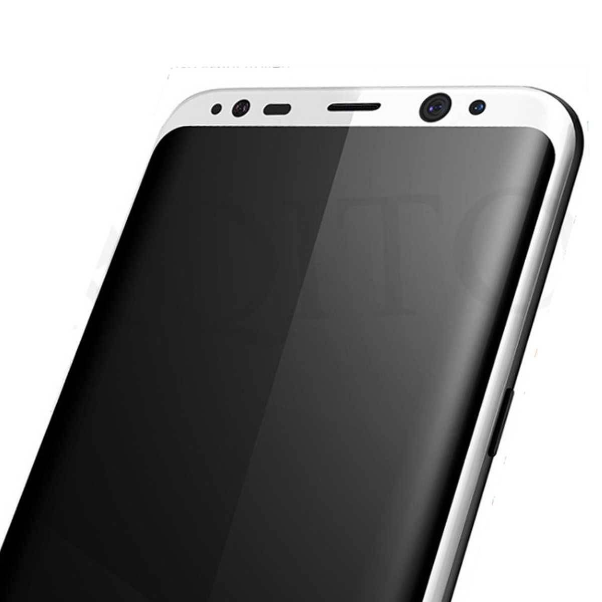 Panzer Schutzfolie 4D für Samsung Galaxy S8 / Display-Schutzglas 9H SINTECH© Premium