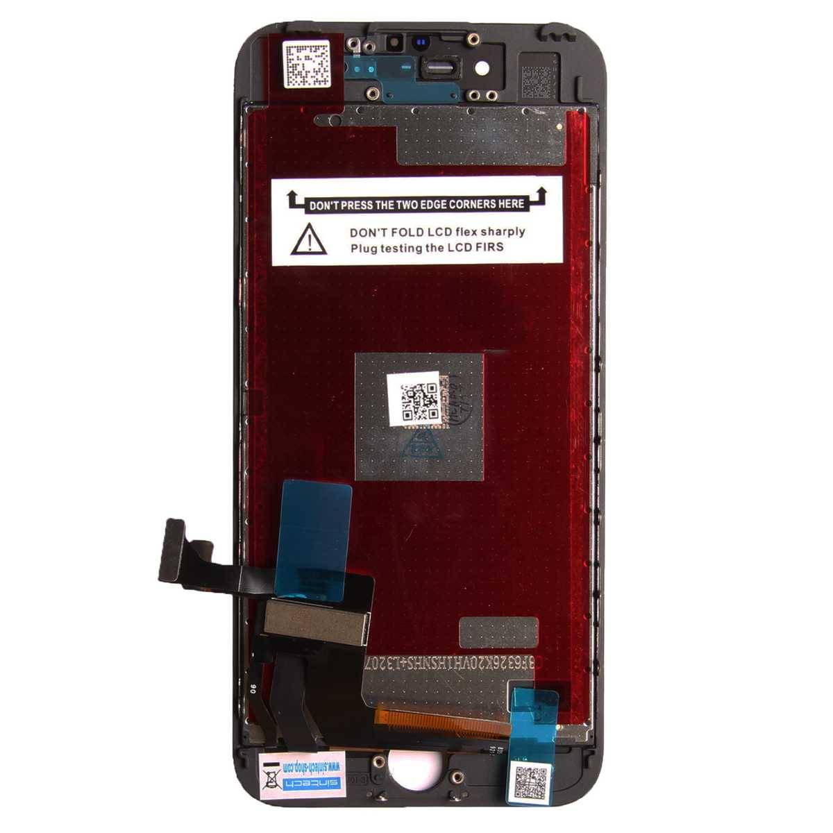 iPhone 7 Ersatz-Display 4,7" im Komplettset von Sintech© inkl. Werkzeug in der Farbe schwarz. Dieses qualitäts Reparatur-Set ist die beste Wahl wen