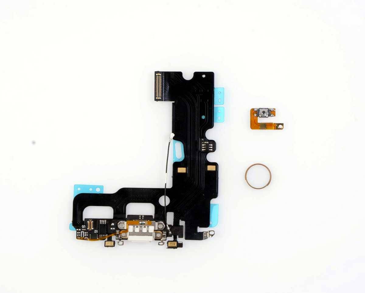 Ladebuchse NEU mit Home-Button mit iPhone 7 (problemloser Austausch, volle Button-Funktion)