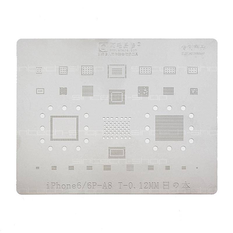 BGA Mobile IC Reballing Schablone Stencil Plant-tin-plate mit CPU für iPhone