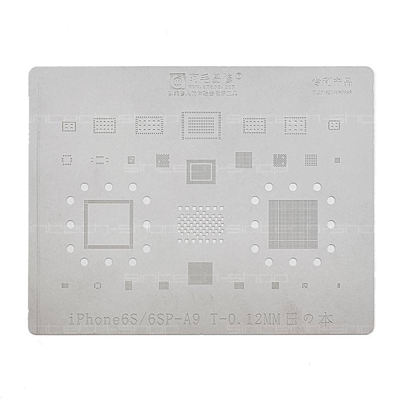 BGA Mobile IC Reballing Schablone Stencil Plant-tin-plate mit CPU für iPhone