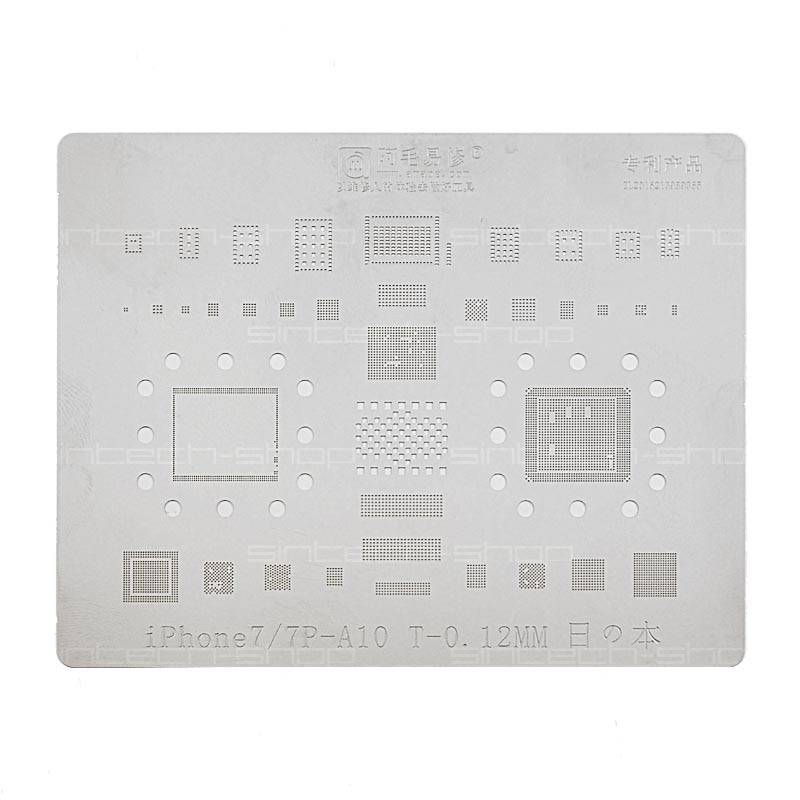 BGA Mobile IC Reballing Schablone Stencil Plant-tin-plate mit CPU für iPhone