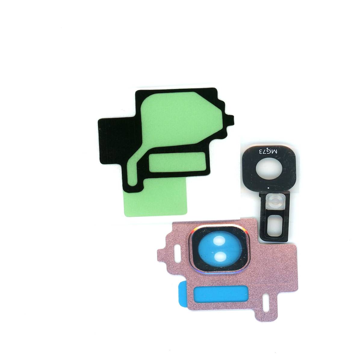 Kamera Linse (Glas) mit Rahmen (hinten) passend für Samsung Galaxy S8 G950f