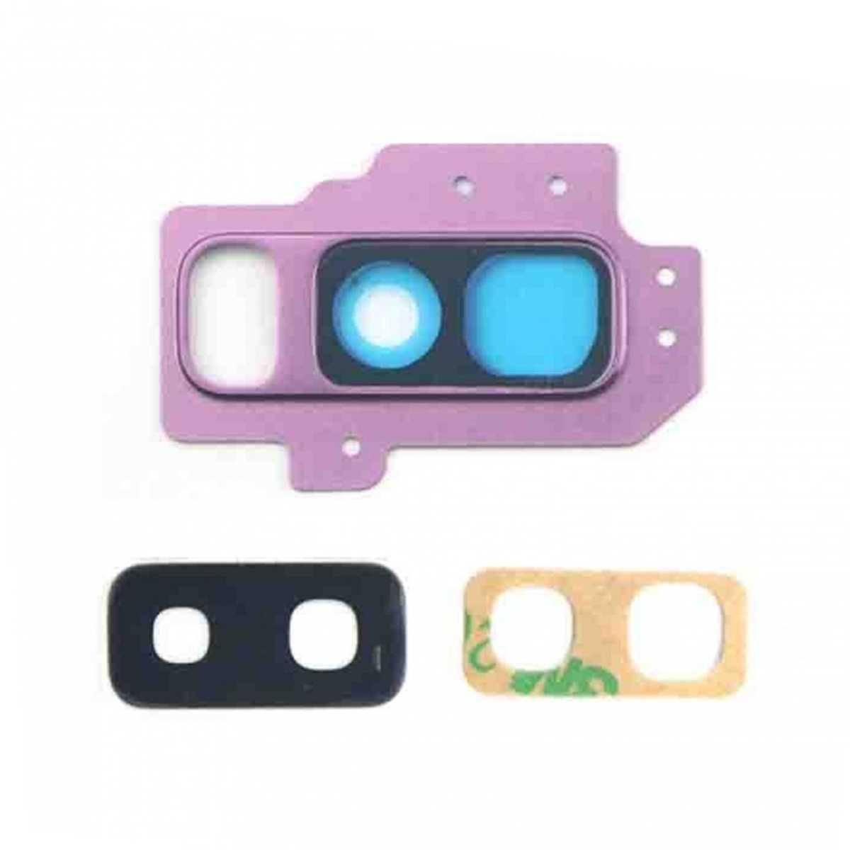 Kamera Linse (Glas) mit Rahmen (hinten) passend für Samsung Galaxy S9+ G965F