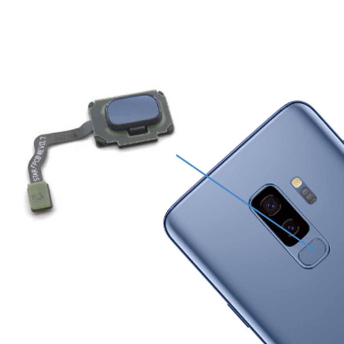 Fingerabdruck Sensor mit Flexkabel passend für Samsung Galaxy S9 G960F / S9+ G965F