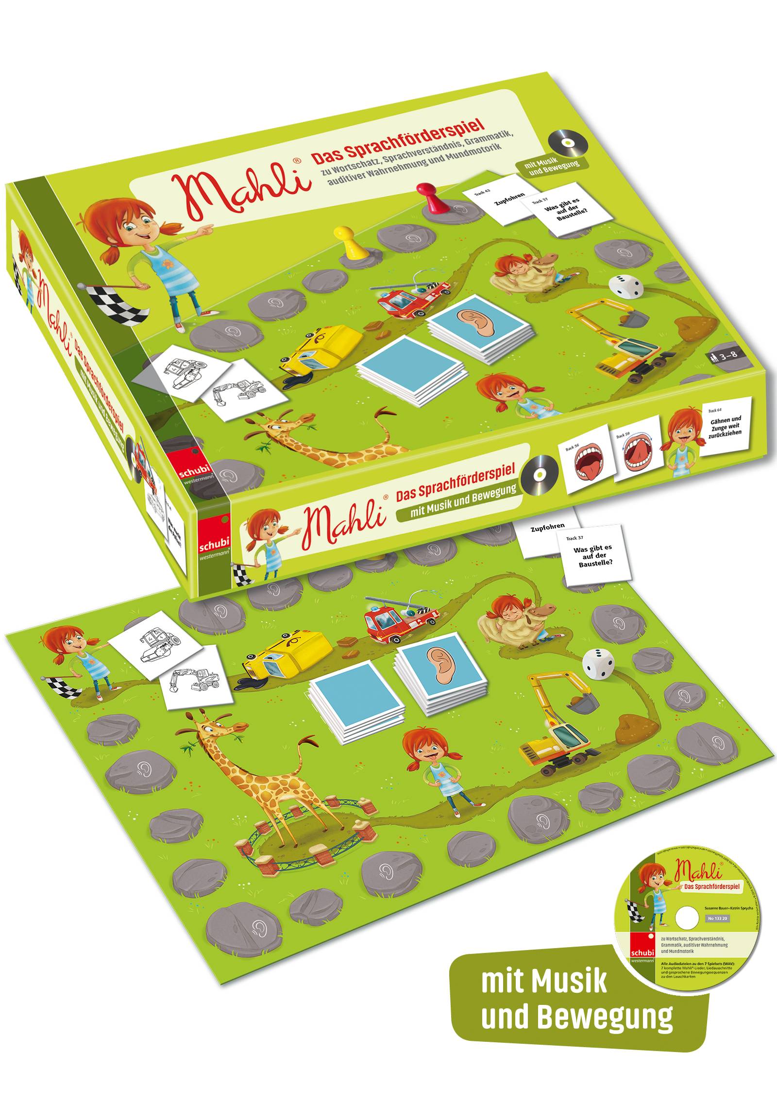 Mahli - das Sprachförderspiel zu Wortschatz, Sprachverständnis, auditiver Wahrnehmung, Grammatik und Mundmotorik