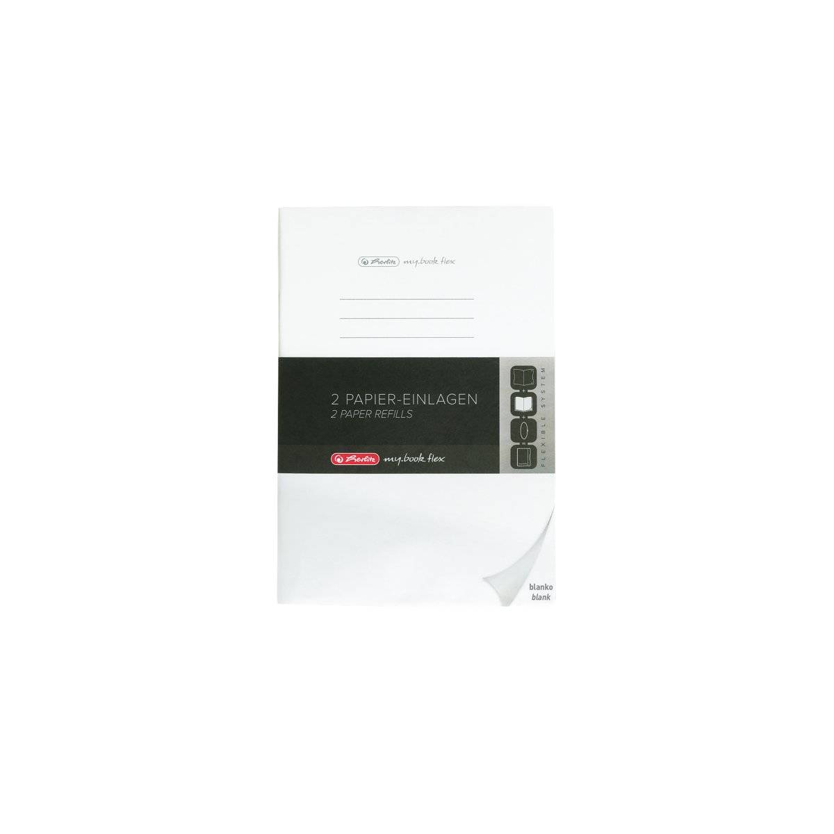 Herlitz 50034130, Monochromatisch, Weiß, A5, 80 Blätter, Erwachsener