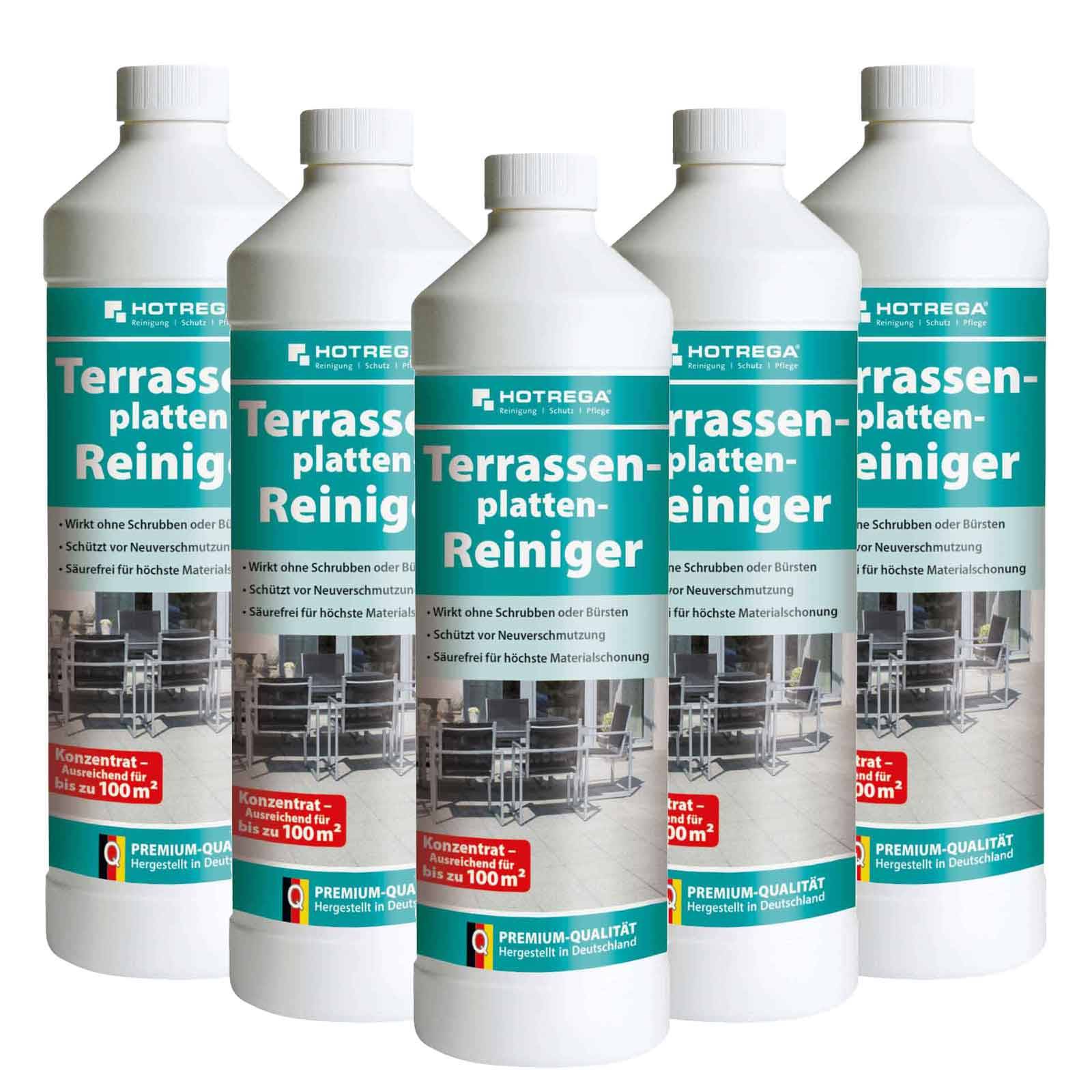 HOTREGA Terrassenplatten Reiniger Konzentrat Sets - Menge:5