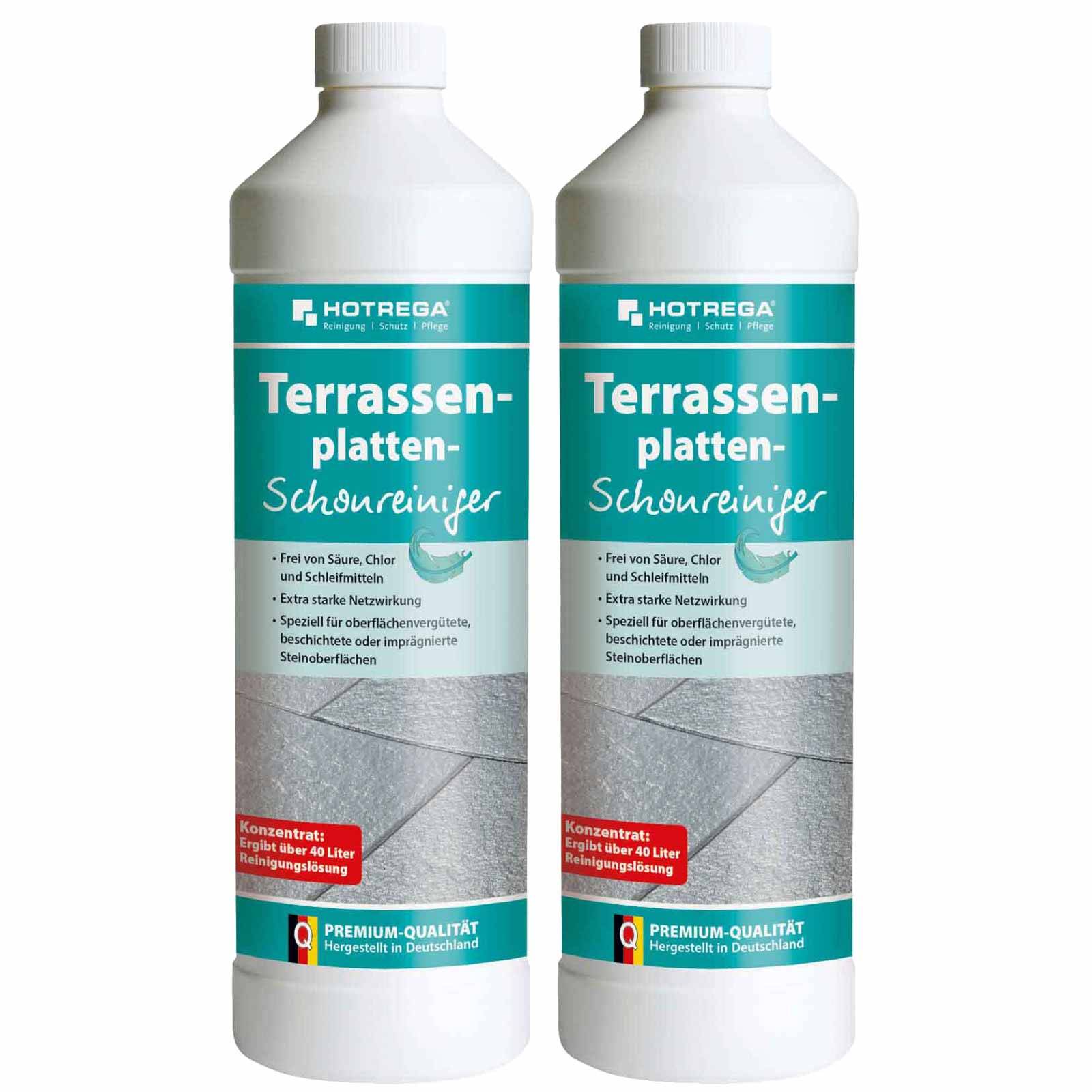 HOTREGA Terrassenplatten Schonreiniger Konzentrat Sets - Menge:2