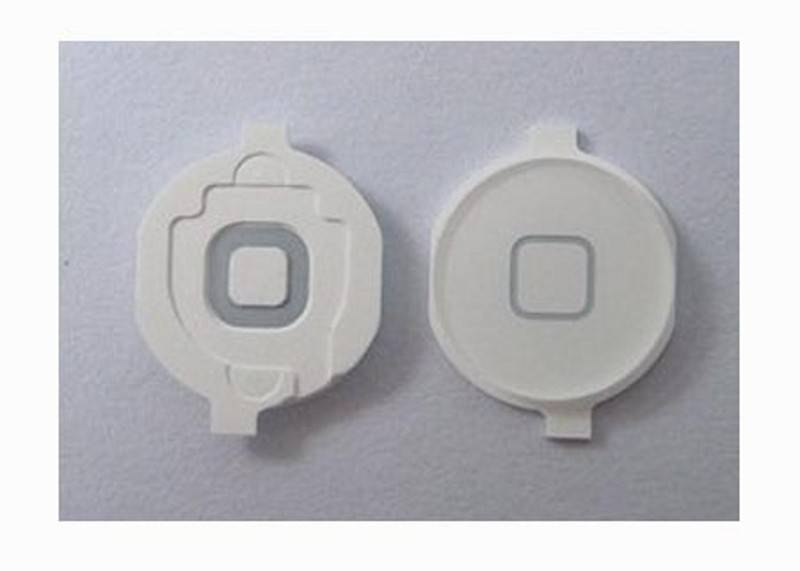 Home Button für iPad2/3/4, weiß mit Spacer (Gummilippe)