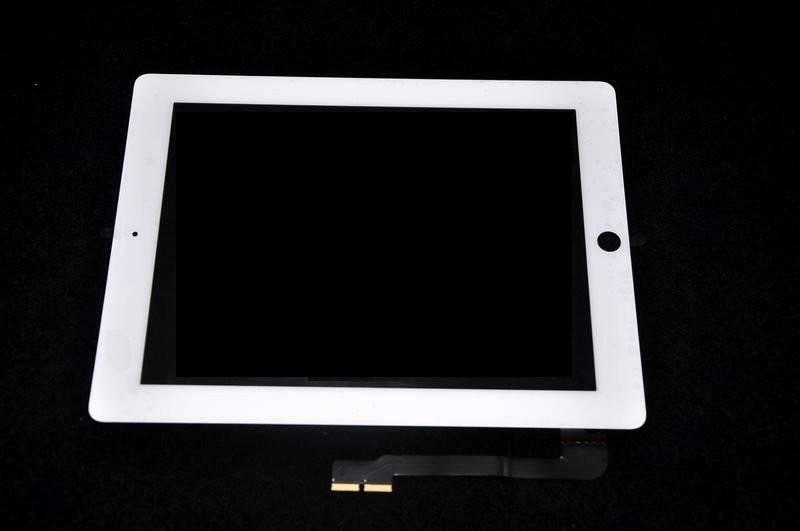 Frontscheibe + Touchscreen für iPad3 / iPad4, weiß