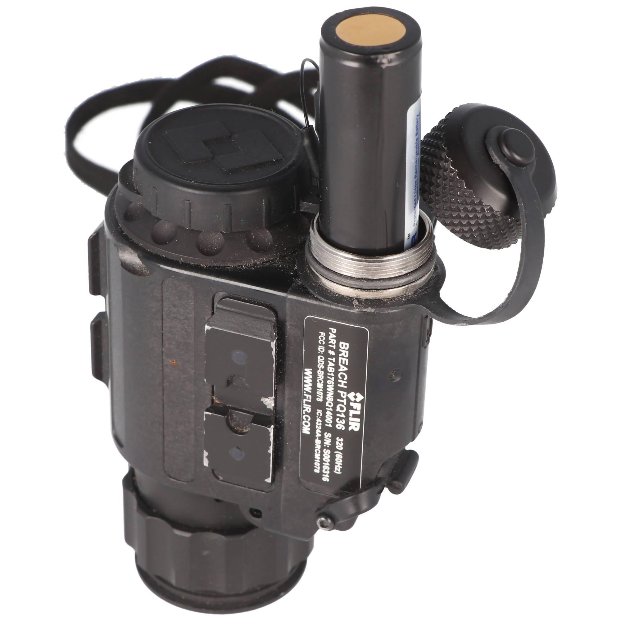 16650 Li-ion-Akku passend für die FLIR Breach PTQ136 Wärmebildkamera inklusive Ladegerät