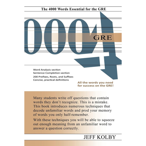 GRE 4000 The 4000 Words Essential for the GRE