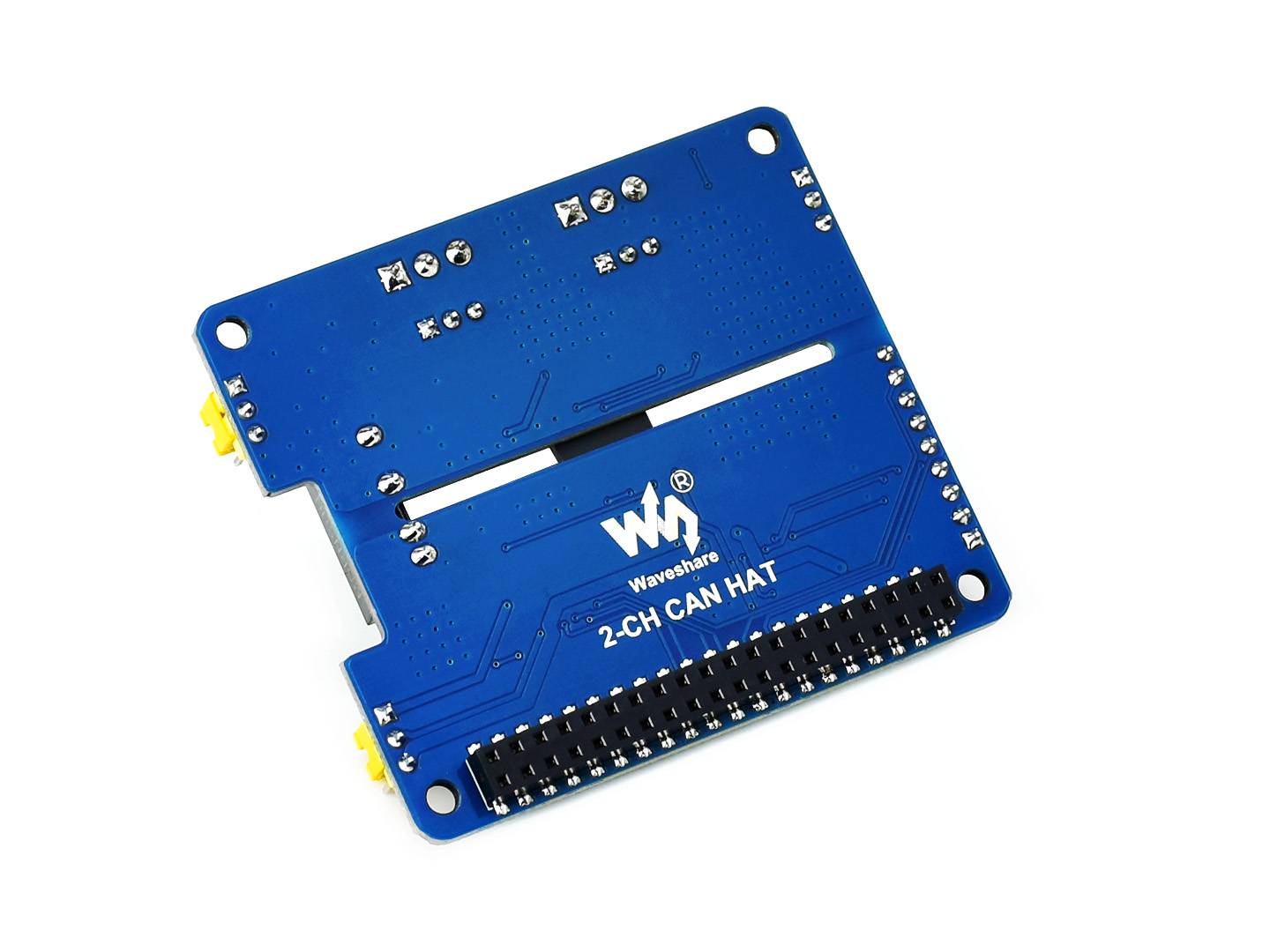 WaveShare 2-Channel Isolated CAN Expansion HAT for Raspberry Pi, Dual Chips Solution