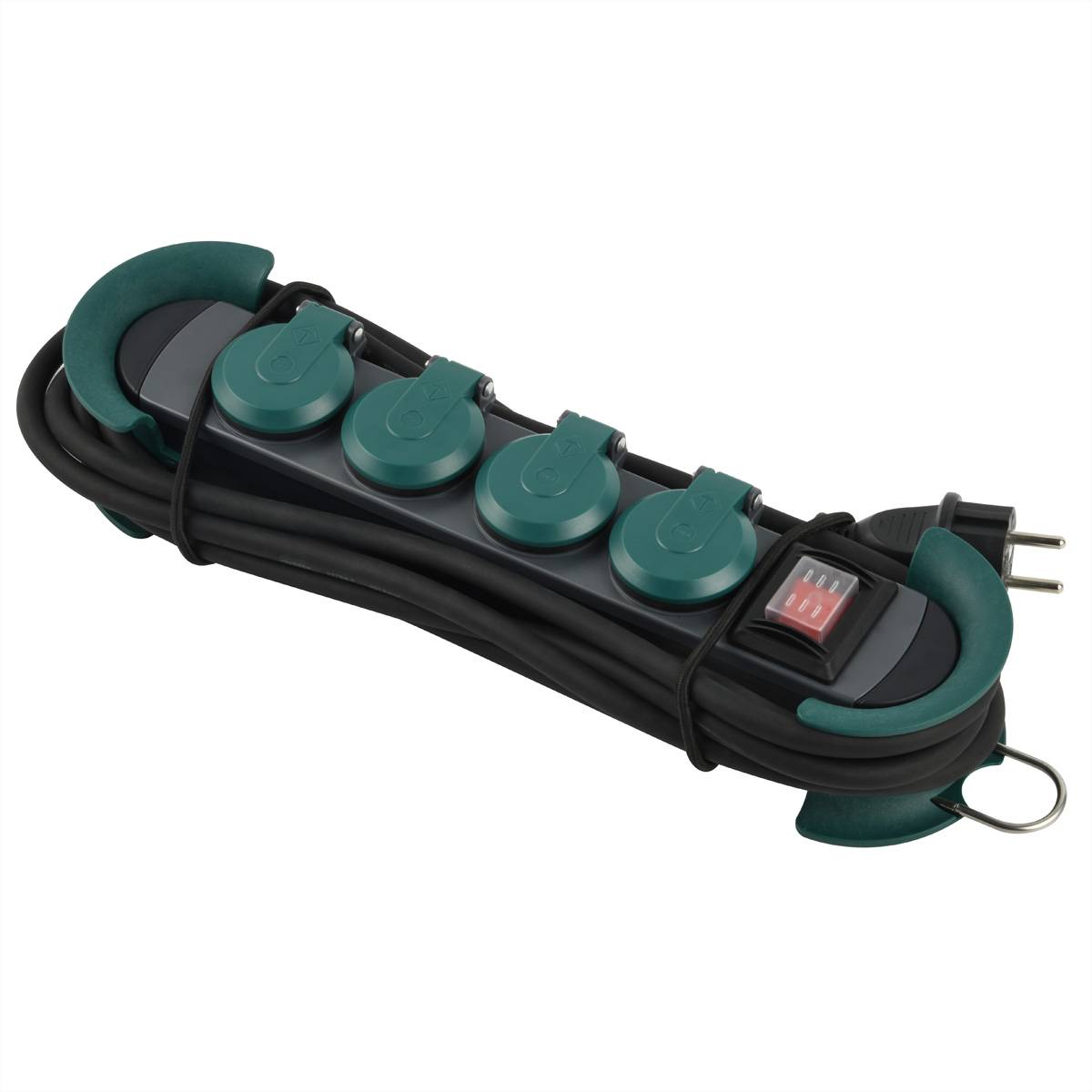 Bachmann HOOK Outdoor - Steckdosenleiste - Ausgangsanschlüsse: 4 (4 x Stecker, 2-polig)